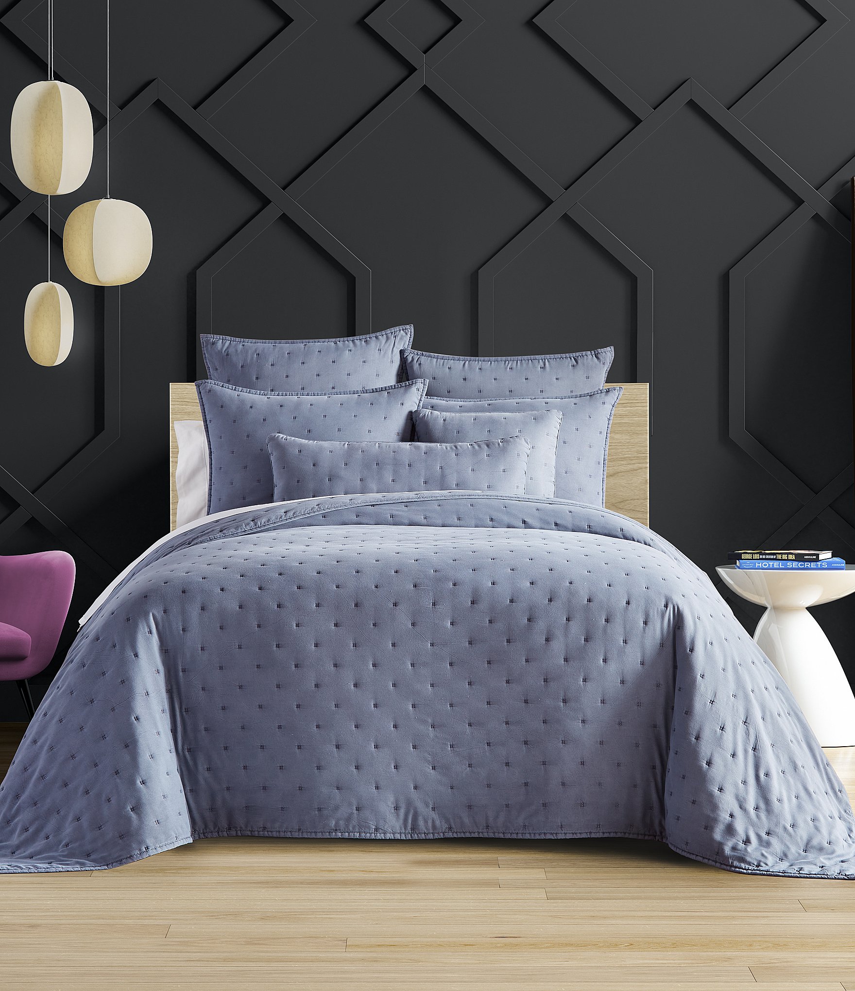 J. by J. Queen New York Vesper Geometric Quilt Mini Set