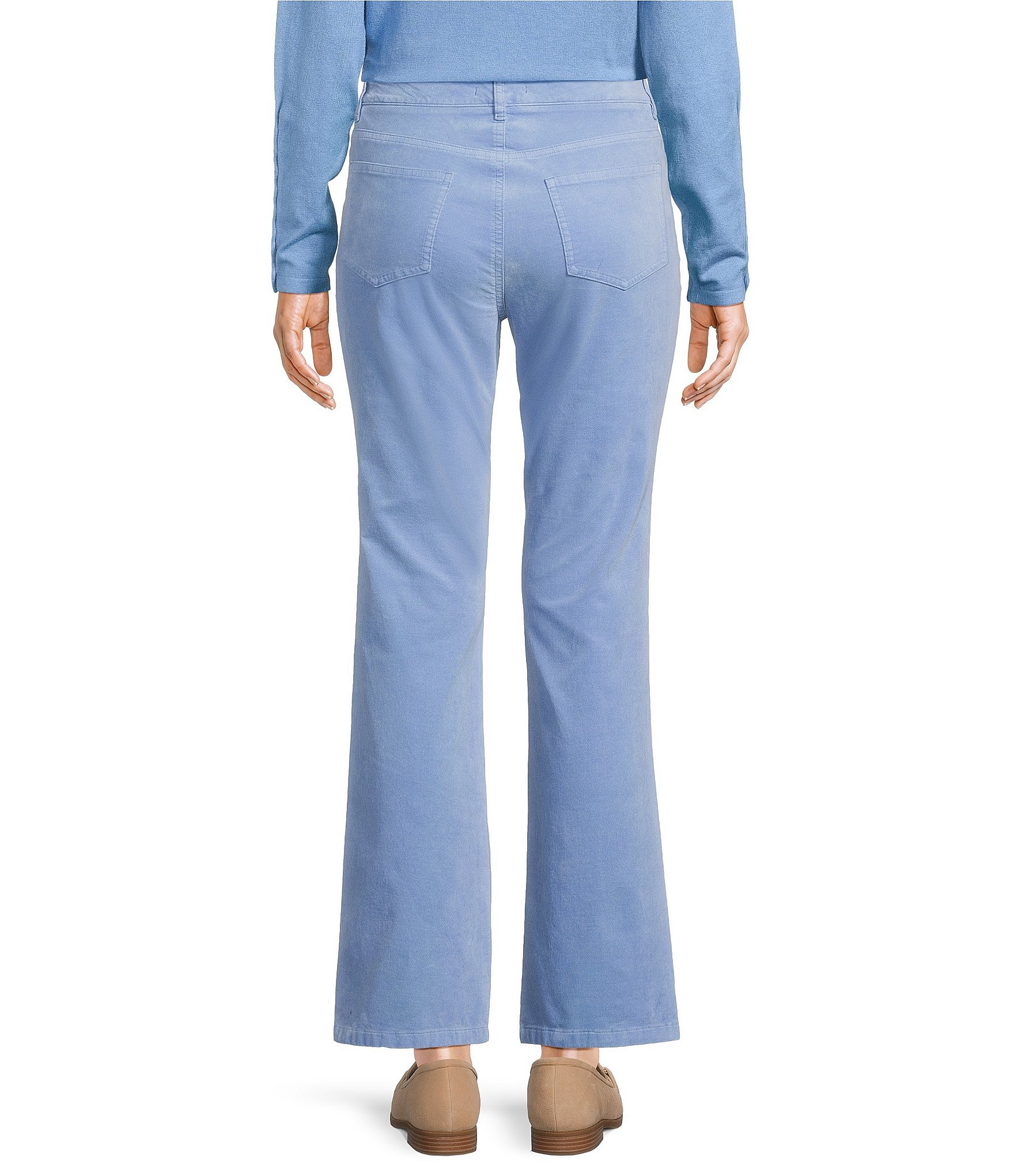 J.McLaughlin Lenni Stretch Velvet Kick Flare Pants