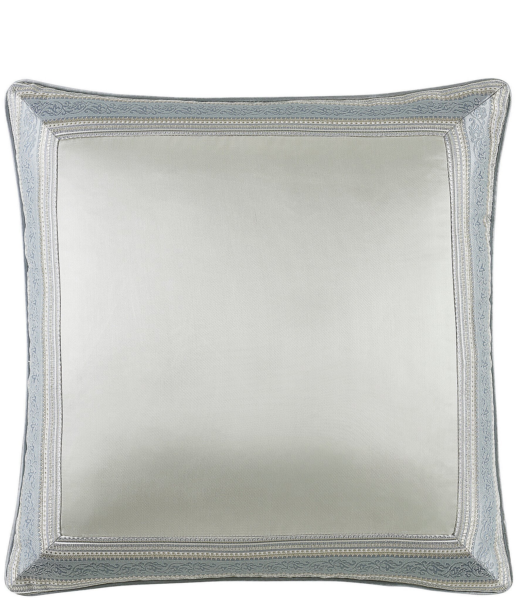 J. Queen New York Allora Woven Satin Framed Euro Sham