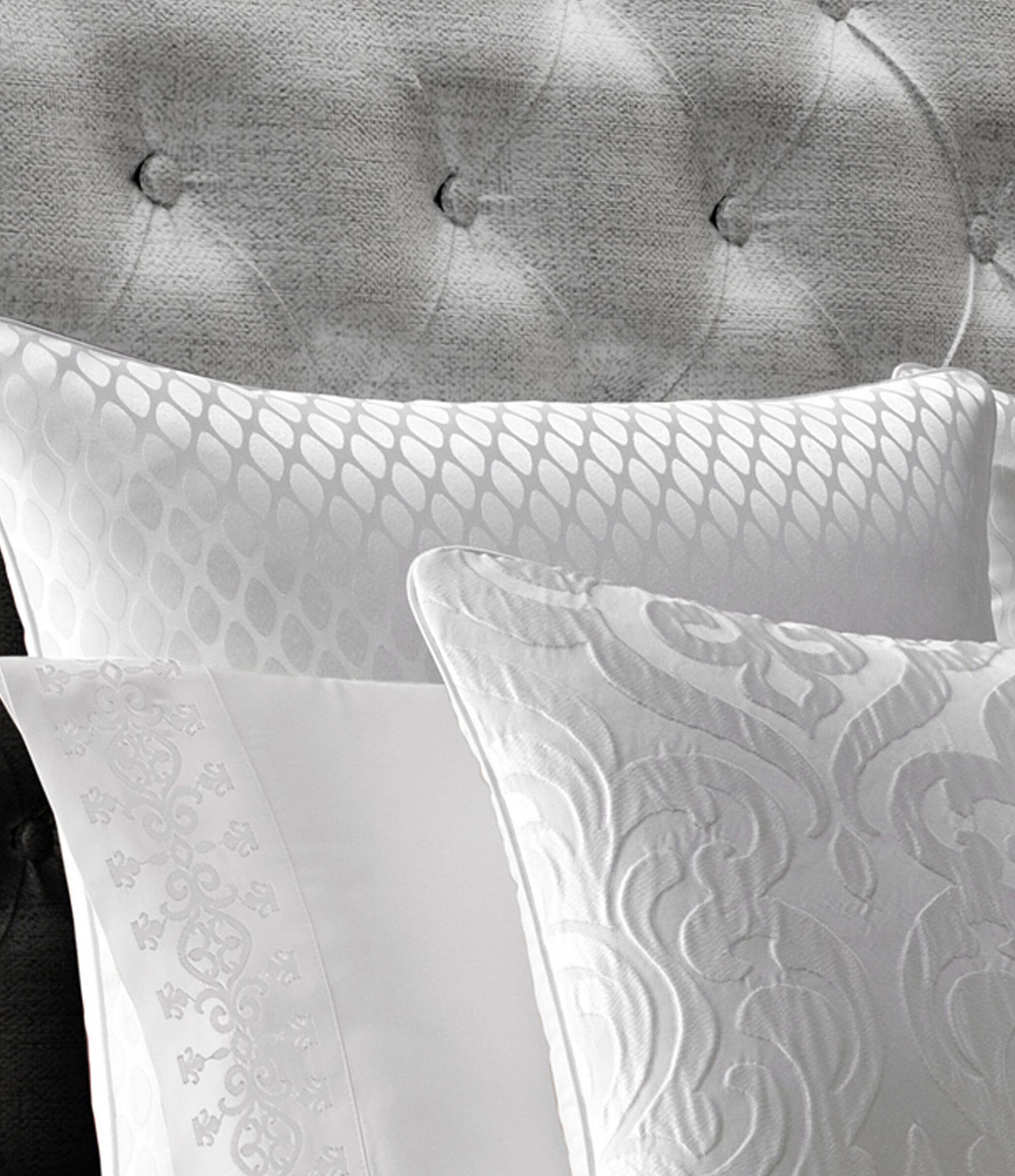 J. Queen New York Astoria Diamond-Patterned Euro Sham