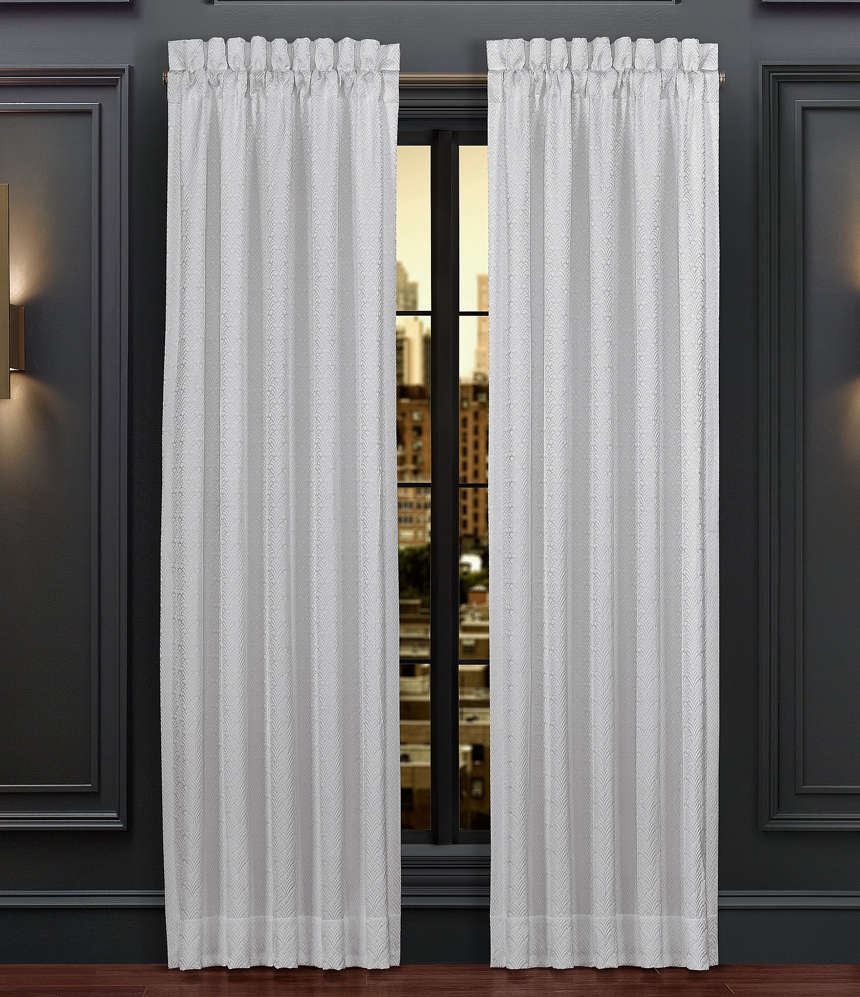 J. Queen New York Becco Jacquard Foulard Design Window Treatment