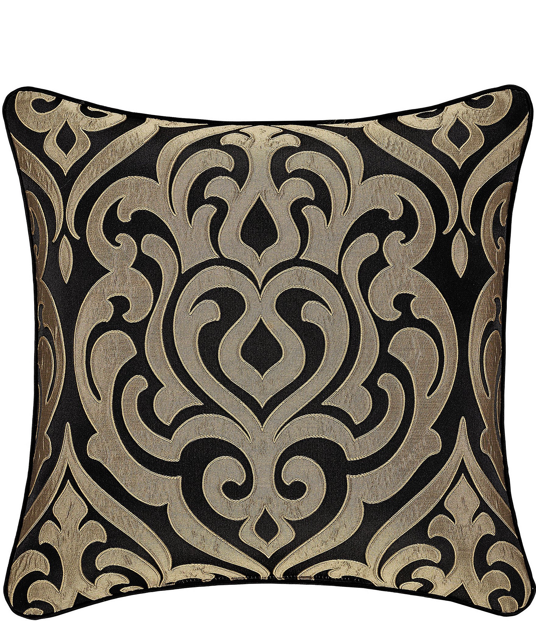 J. Queen New York Bolero Grand-Scale Woven Damask Reversible Decorative ...