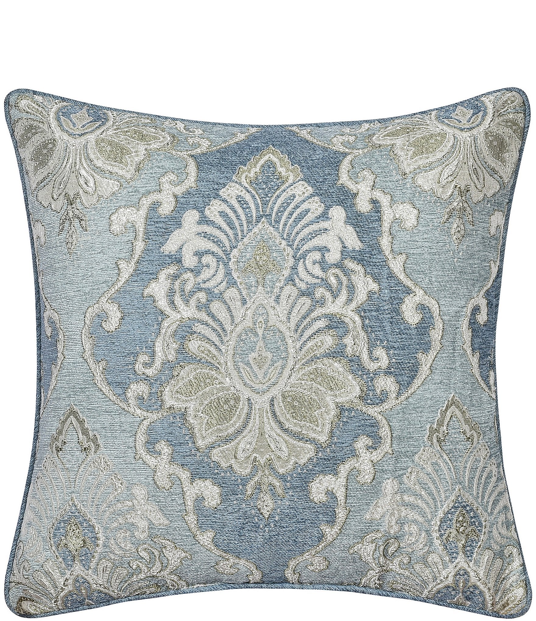 J. Queen New York Celtic Woven Damask Reversible Square Pillow