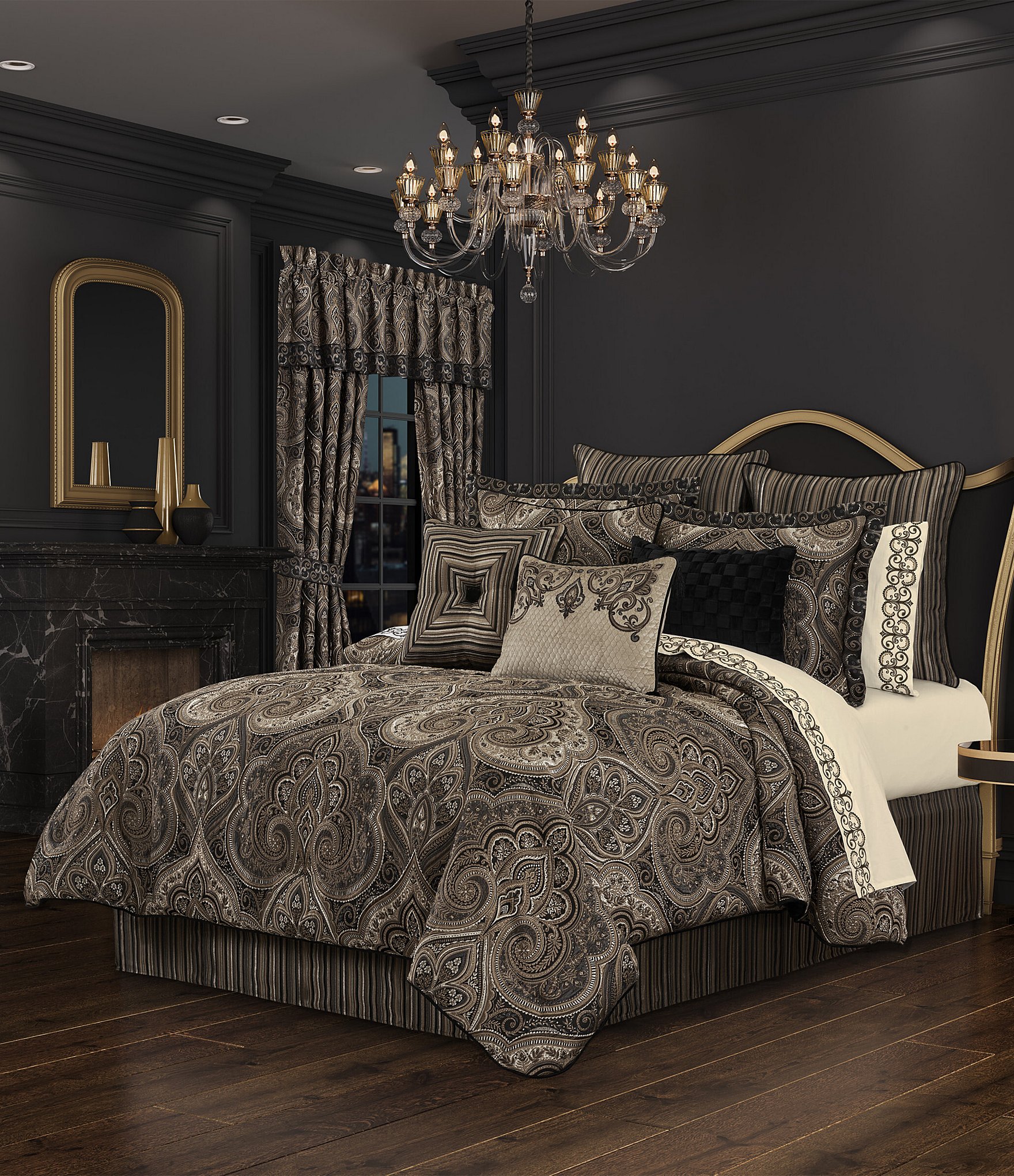 J Queen New York Cipriana Oversized Woven Damask Comforter Set Dillard S