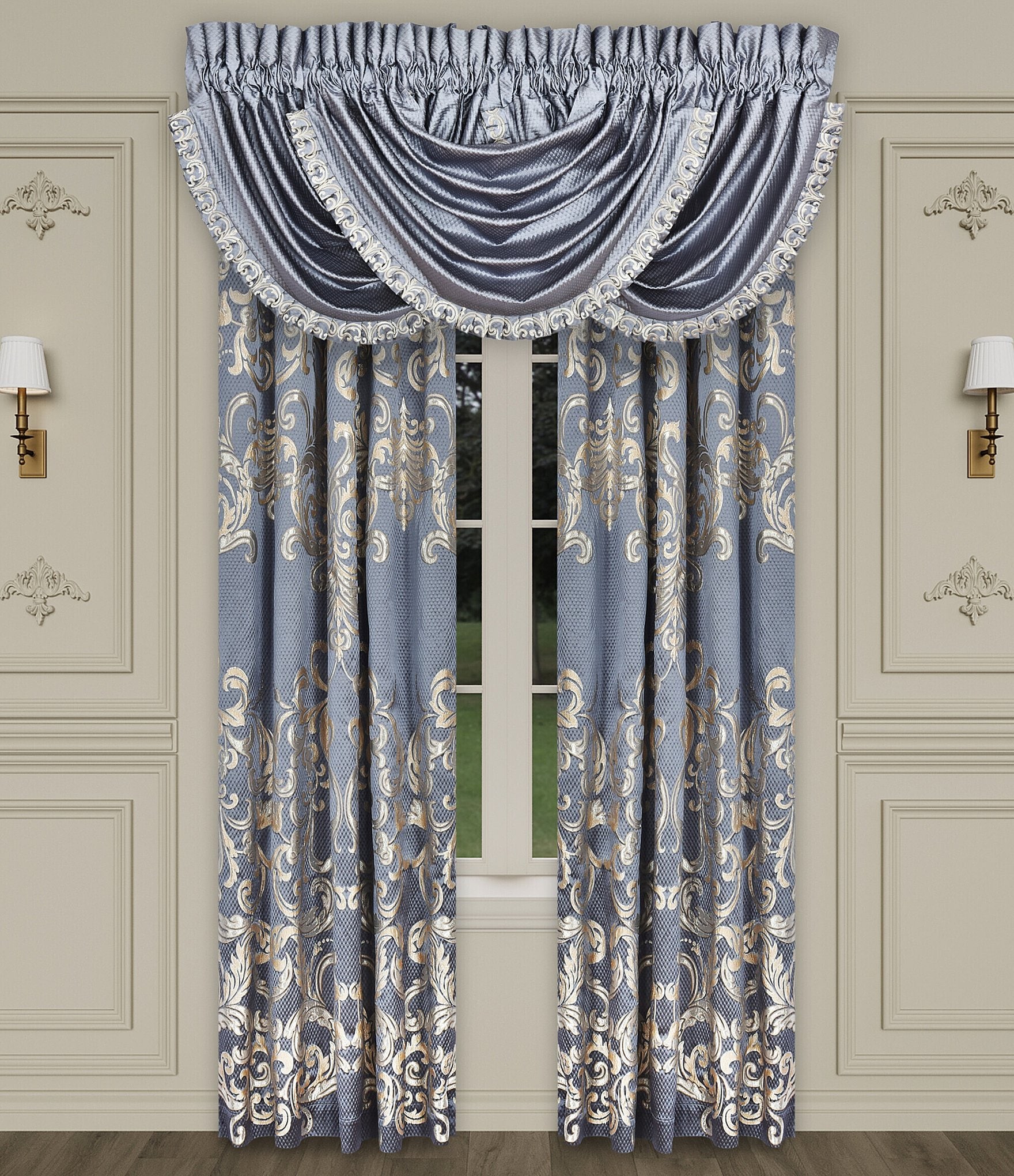 J. Queen New York Dicaprio Woven Jacquard Window Treatment