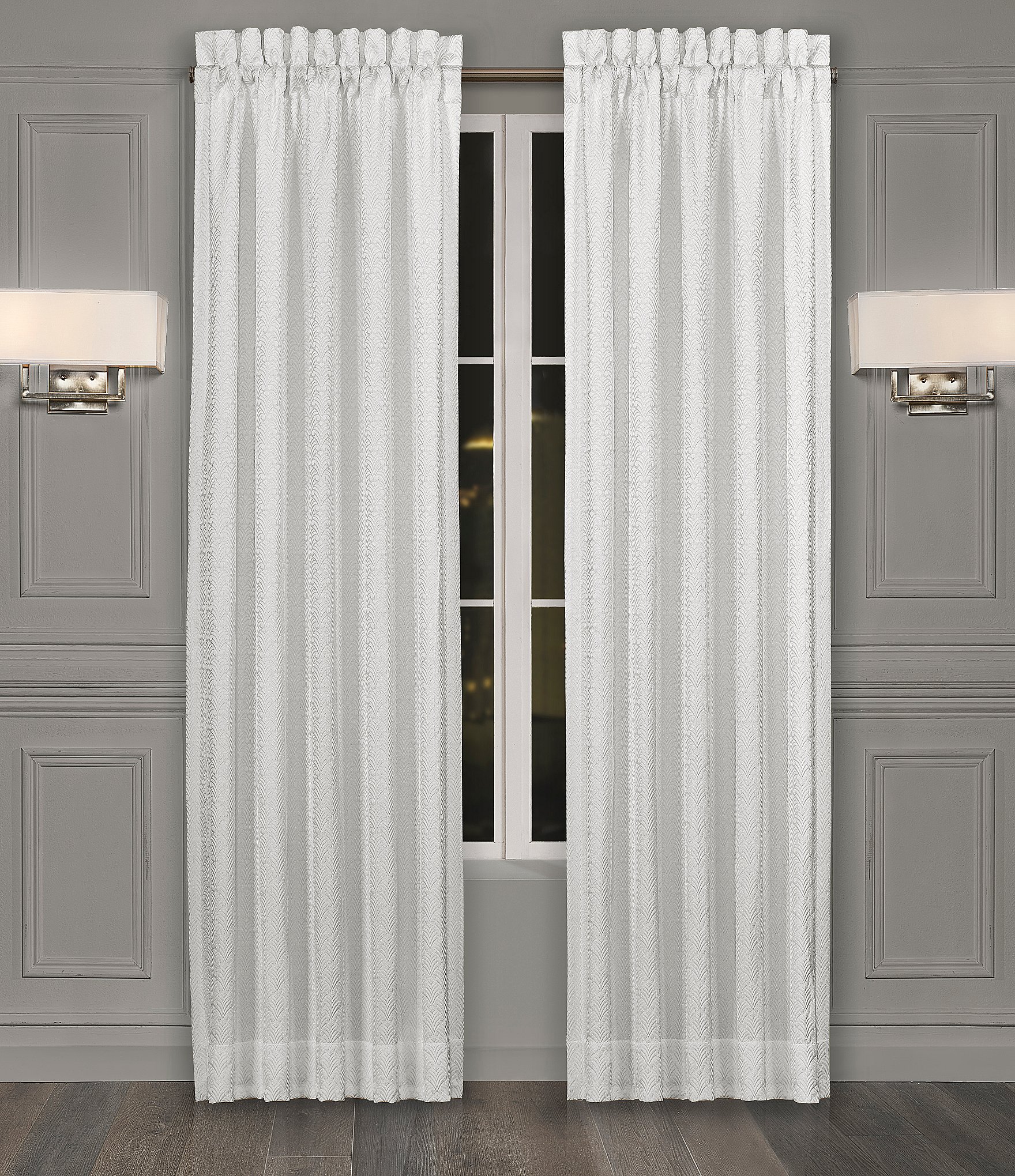 J. Queen New York Epic Jacquard Foulard Design Window Treatment