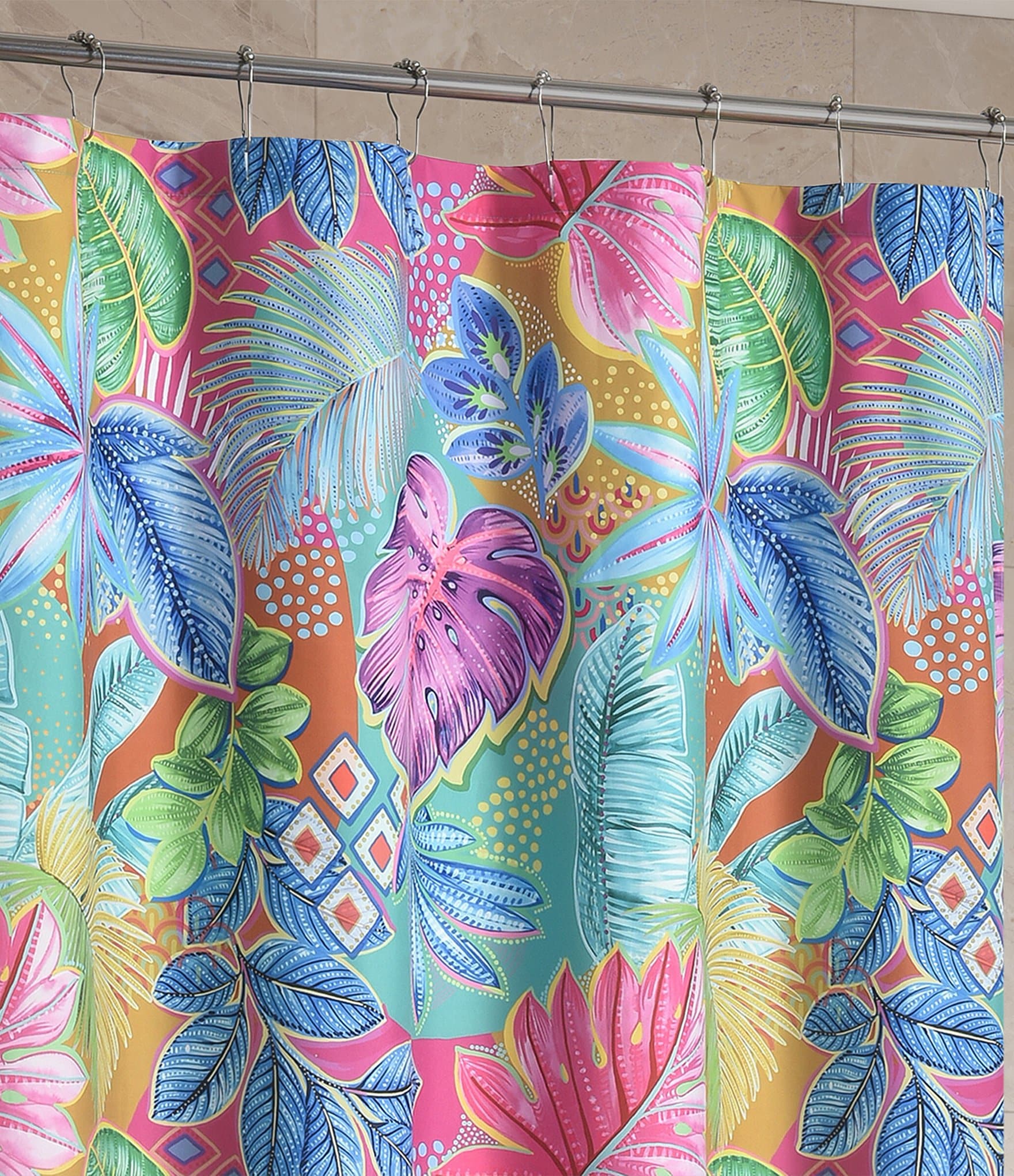 J. Queen New York Hanalei Hawaiian-Inspired Shower Curtain