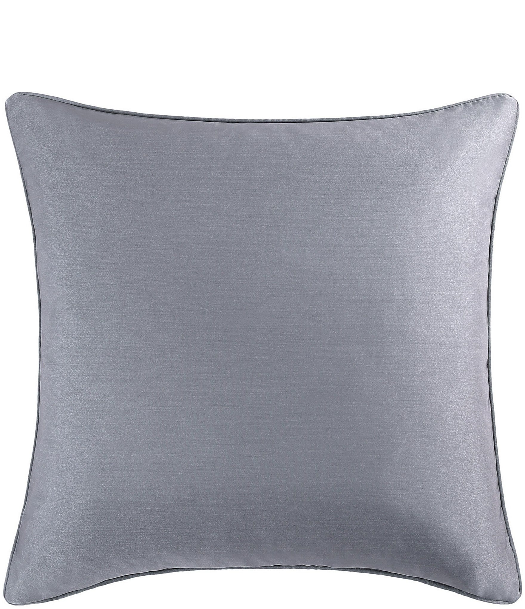J. Queen New York Krista Woven Damask Striped Reversible Euro Sham