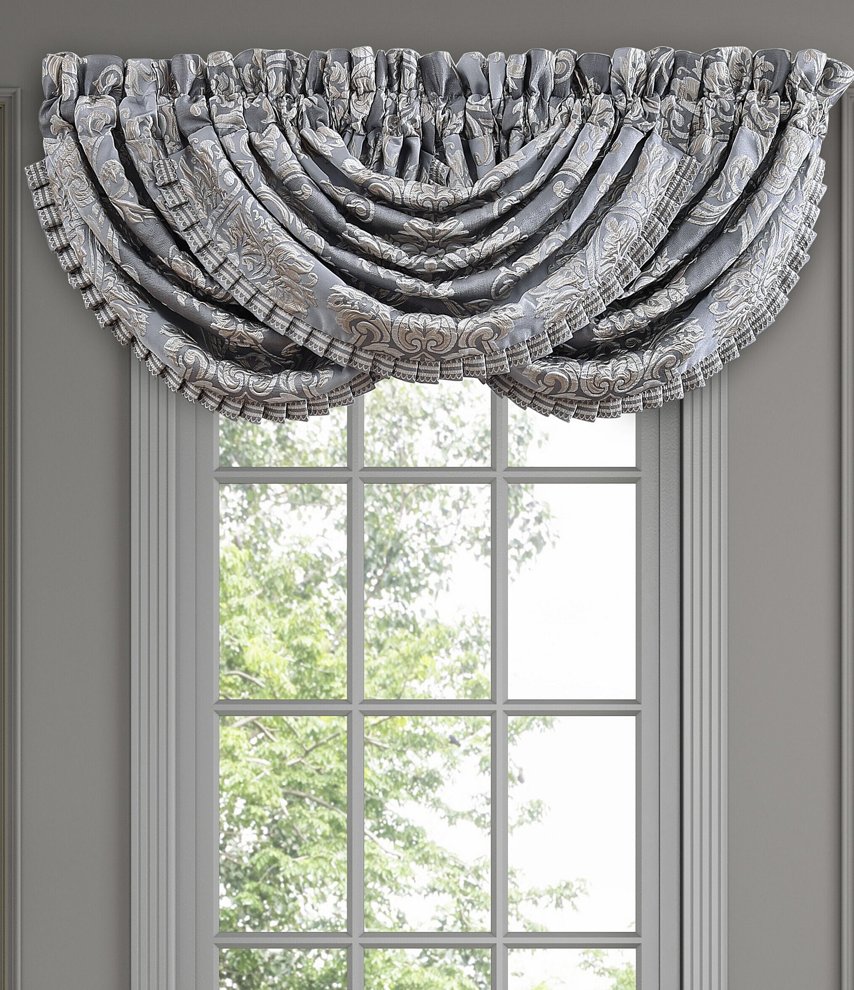 J. Queen New York Krista Woven Damask Window Treatment