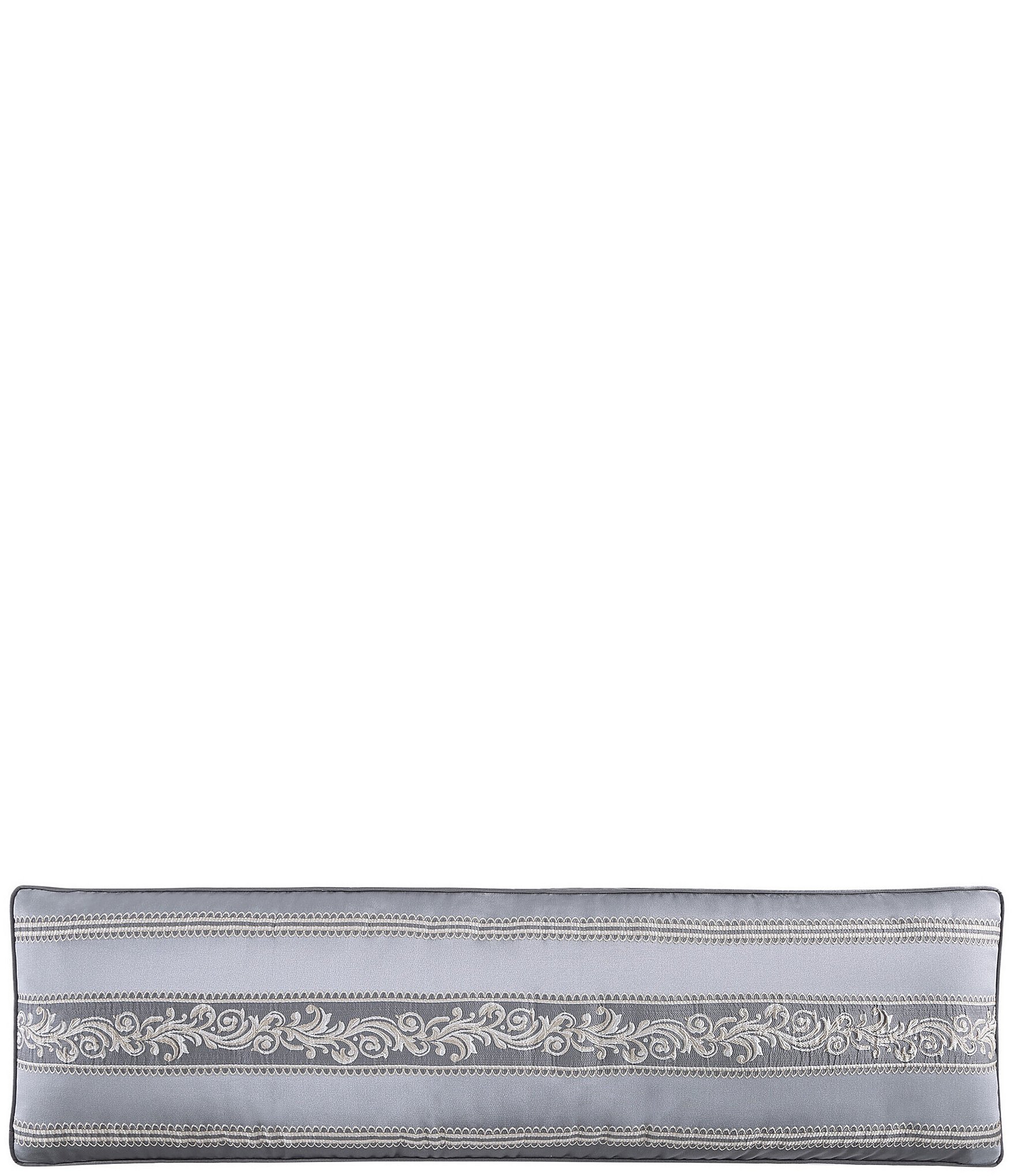J. Queen New York Krista Woven Foulard Design Reading Bolster Reversible Pillow