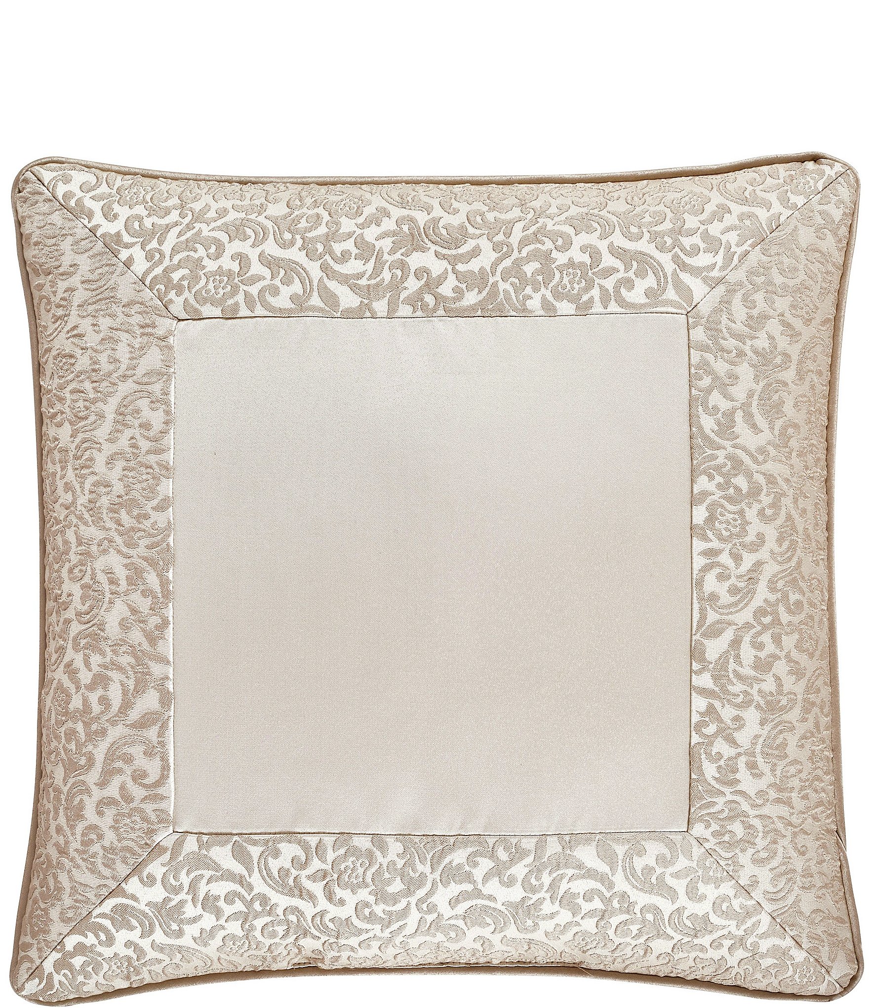 J. Queen New York La Scala Gold 18#double; Square Pillow