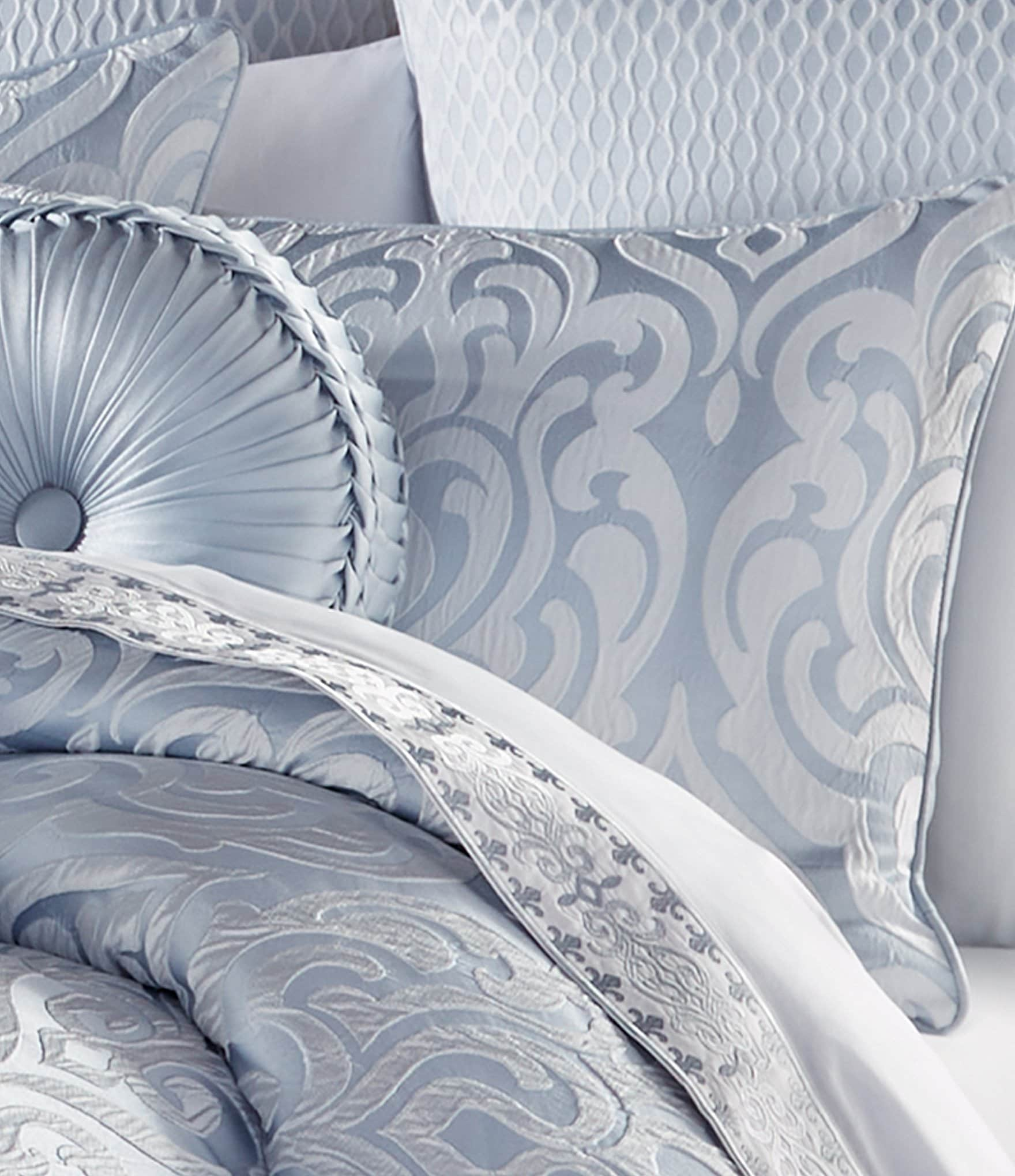 J. Queen New York Liana Woven Damask Pattern Comforter Set