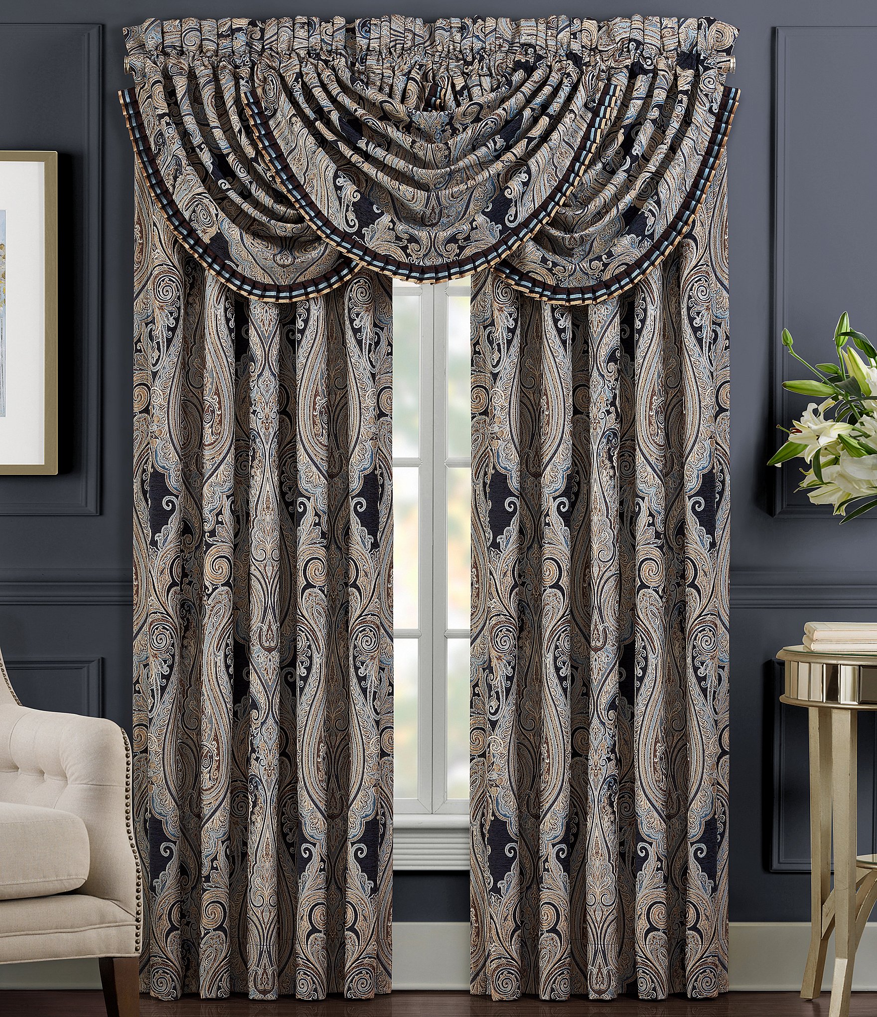 J. Queen New York Luciana Lined Window Treatments