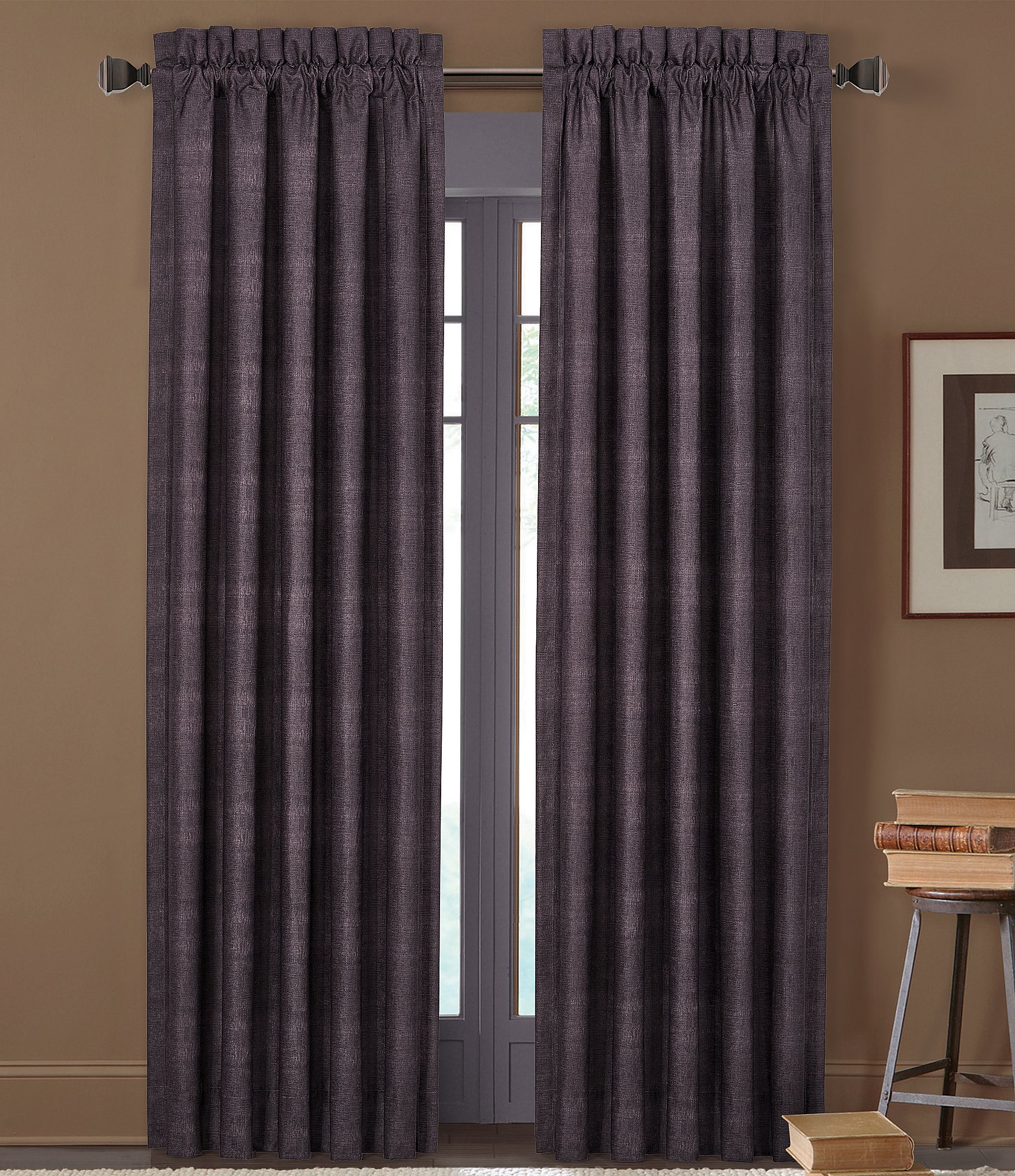 J. Queen New York Mesa Velvet Chenille Window Panel