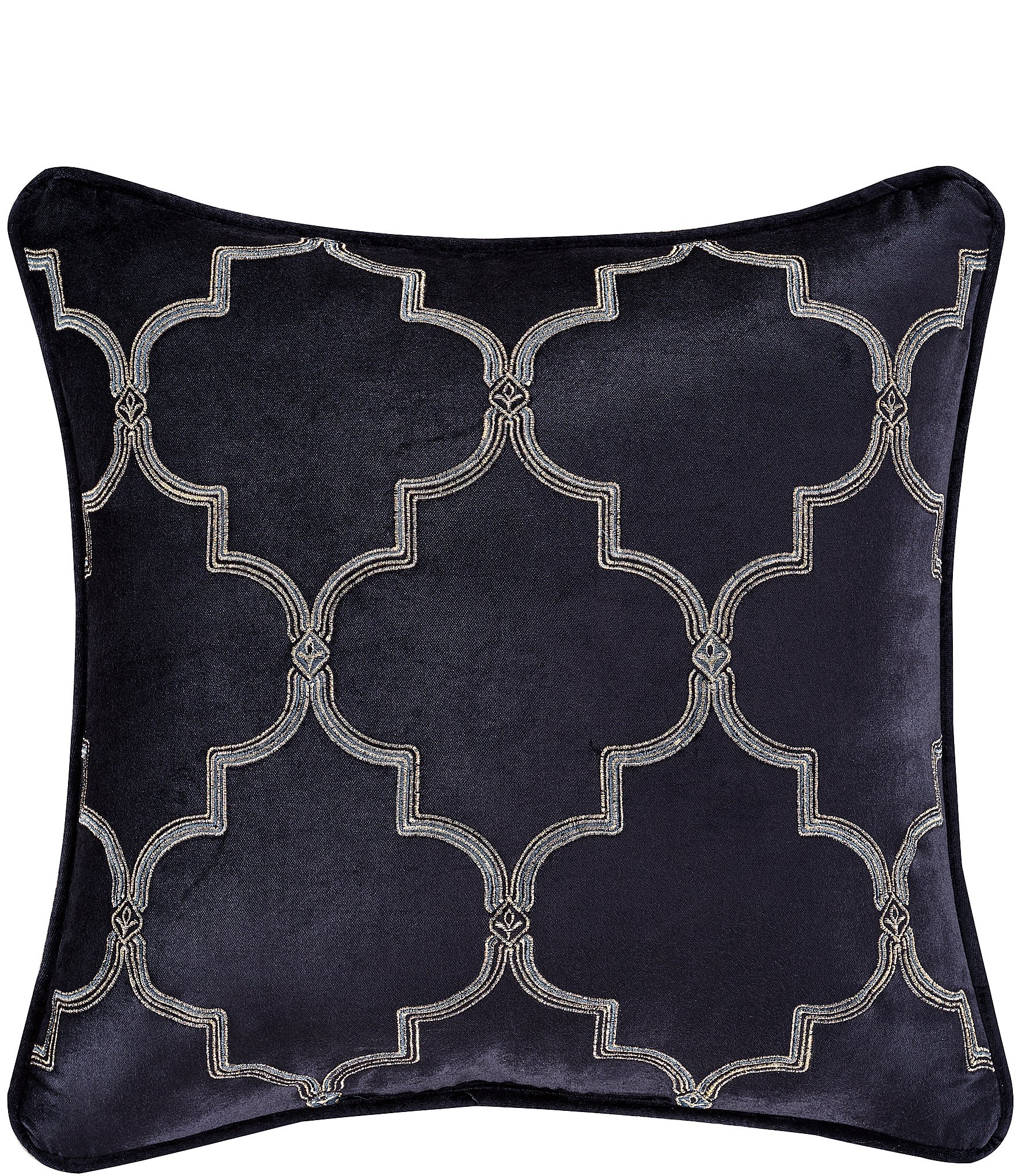 J. Queen New York Middlebury Square Embellished Pillow