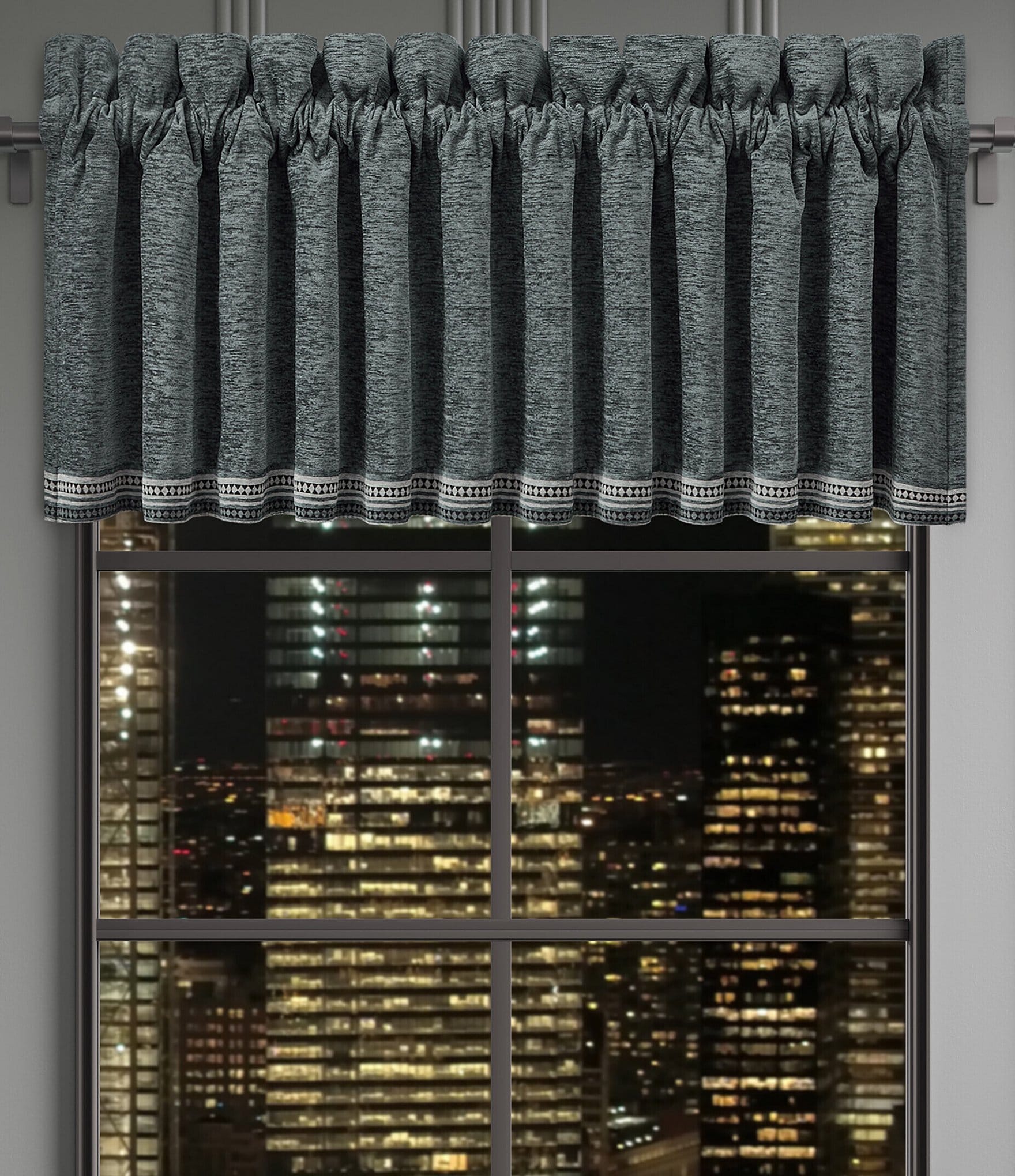 J. Queen New York Parallel Woven Chenille Window Treatment