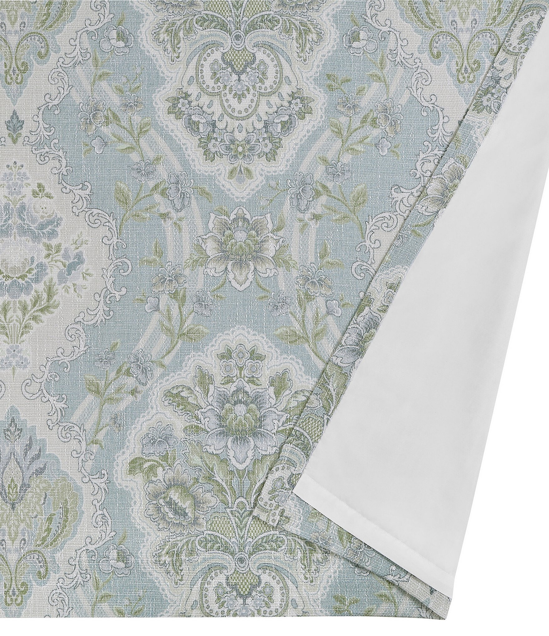 J. Queen New York Pasadena Damask Floral Window Treatment