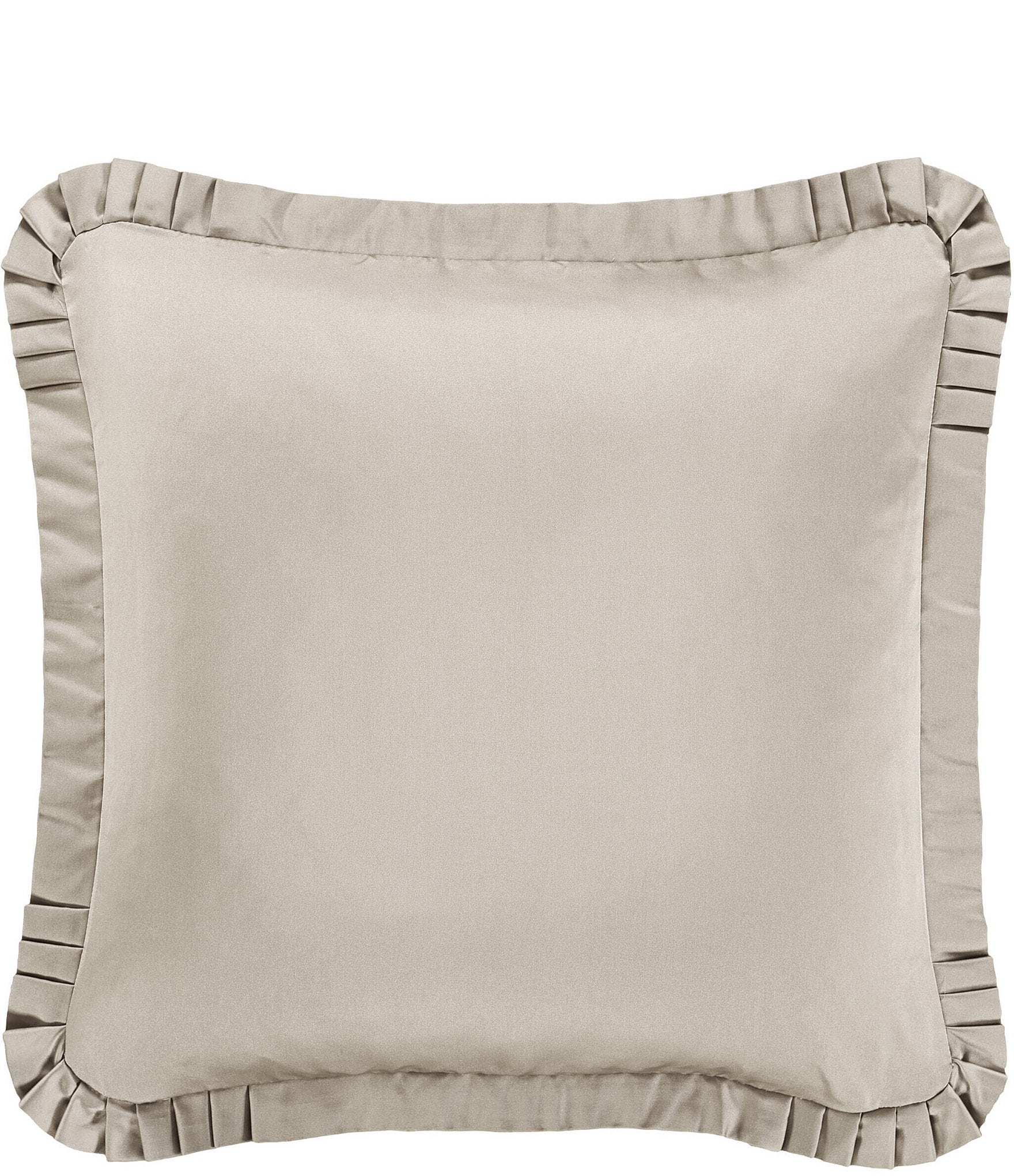 J. Queen New York Regina Diamond Pattern and Scroll Border Framed Euro Sham
