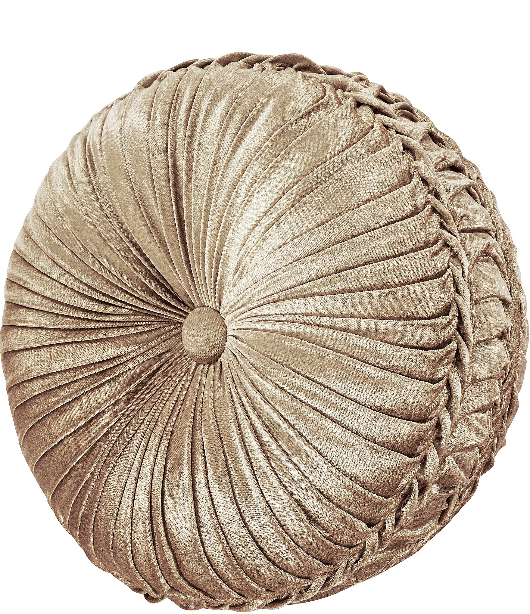 J. Queen New York Sandstone Tufted Round Pillow