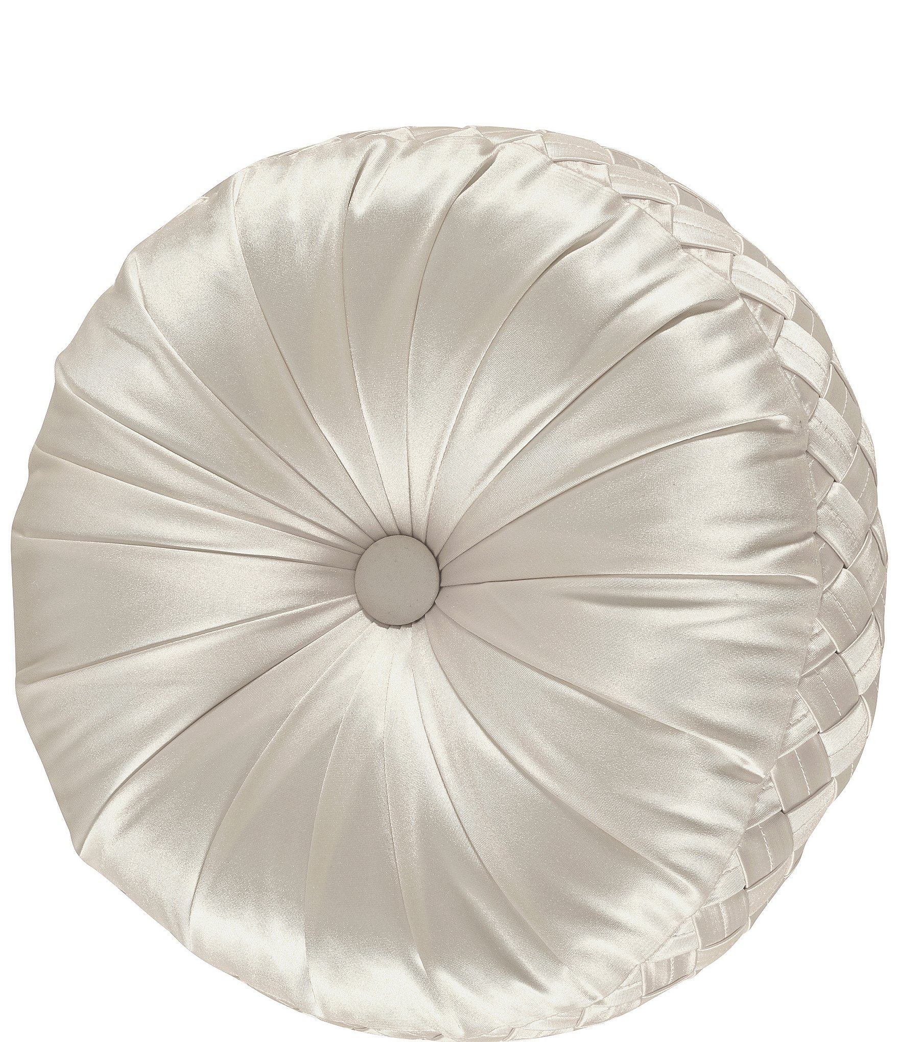 J. Queen New York Satinique Tufted Round Pillow