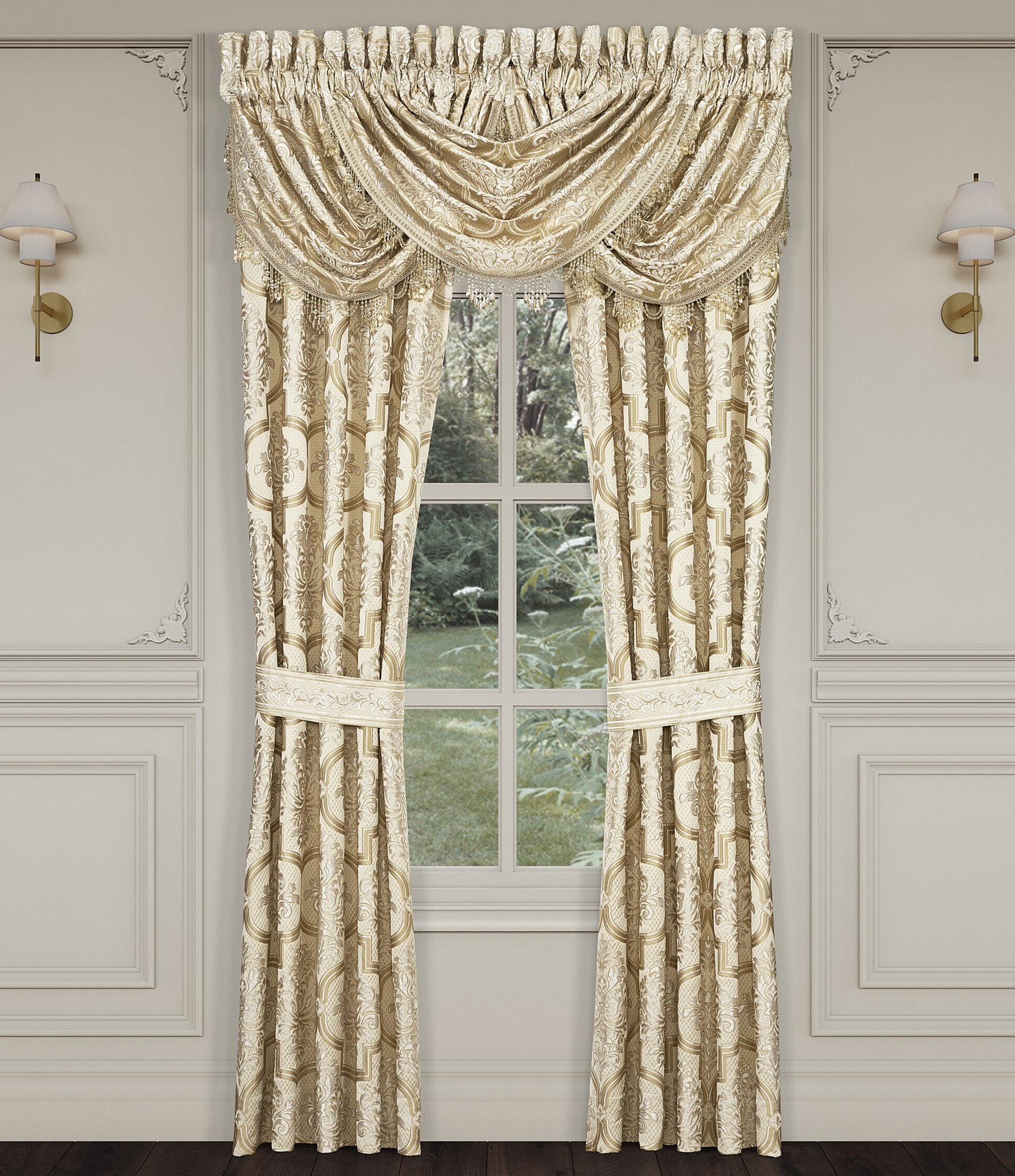 J. Queen New York Sezanne Matelasse Diamond Textured Window Treatment