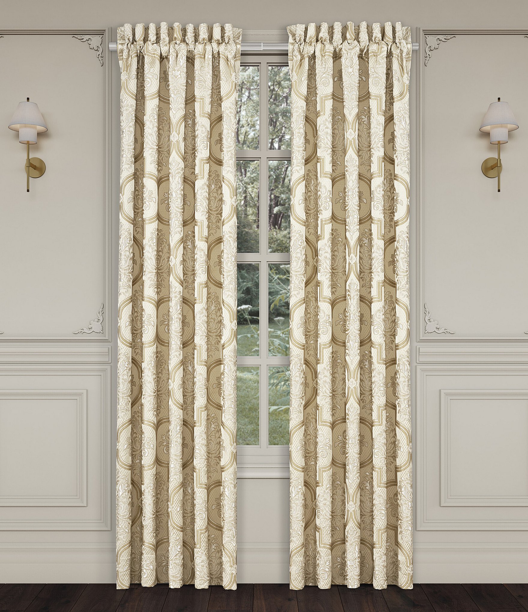 J. Queen New York Sezanne Matelasse Diamond Textured Window Treatment