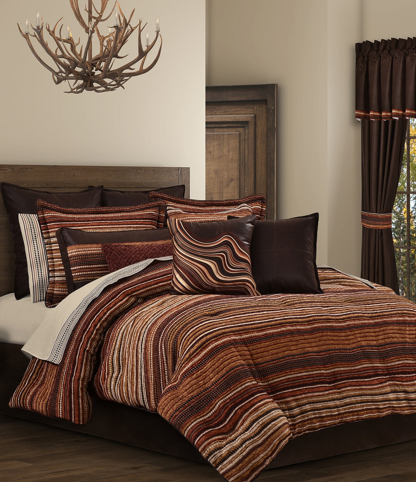 J. Queen New York Sundance Distressed Vegan Leather Euro Sham