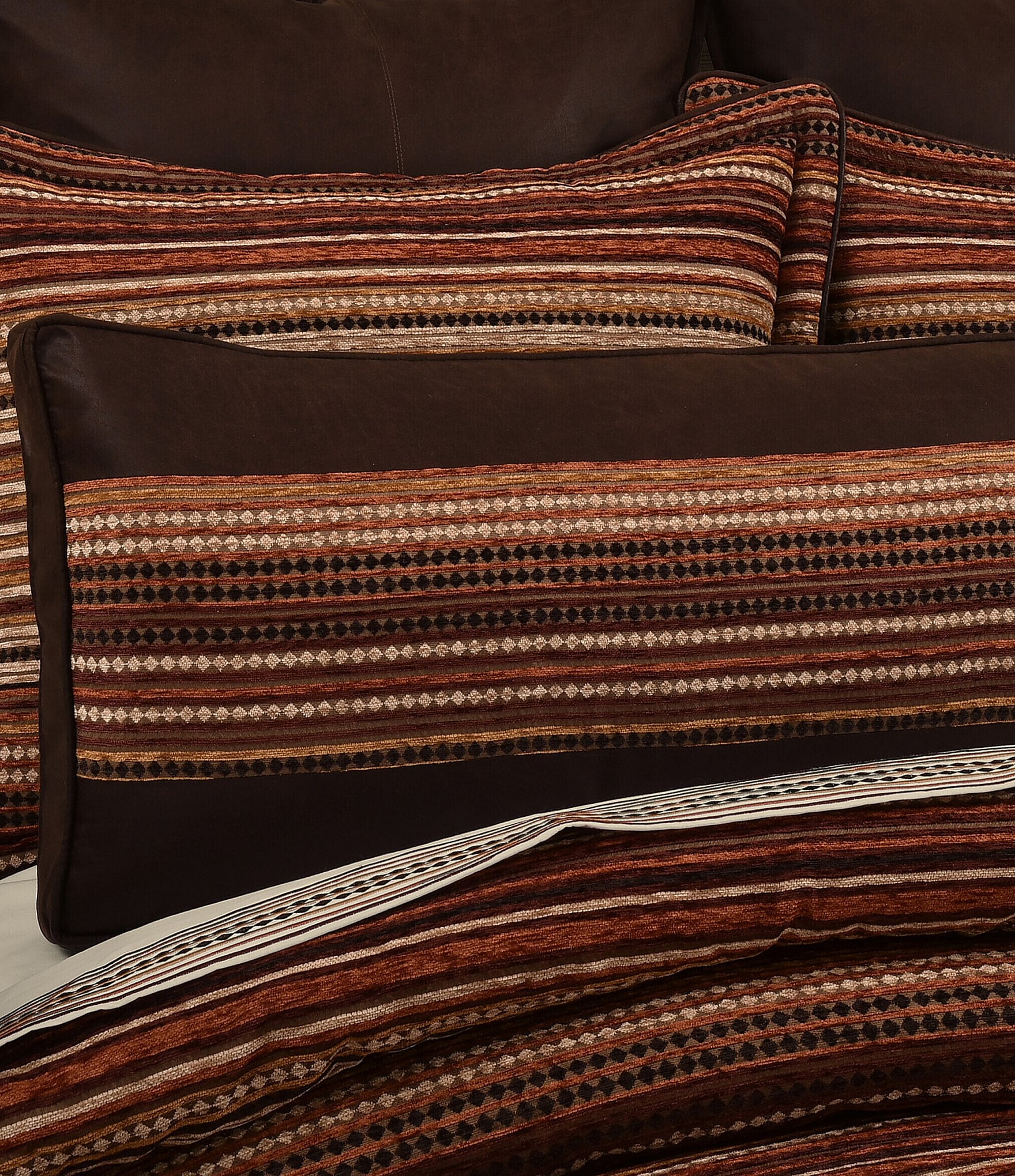 J. Queen New York Sundance Inspired Southwestern Reading Reversible Bolster Pillow