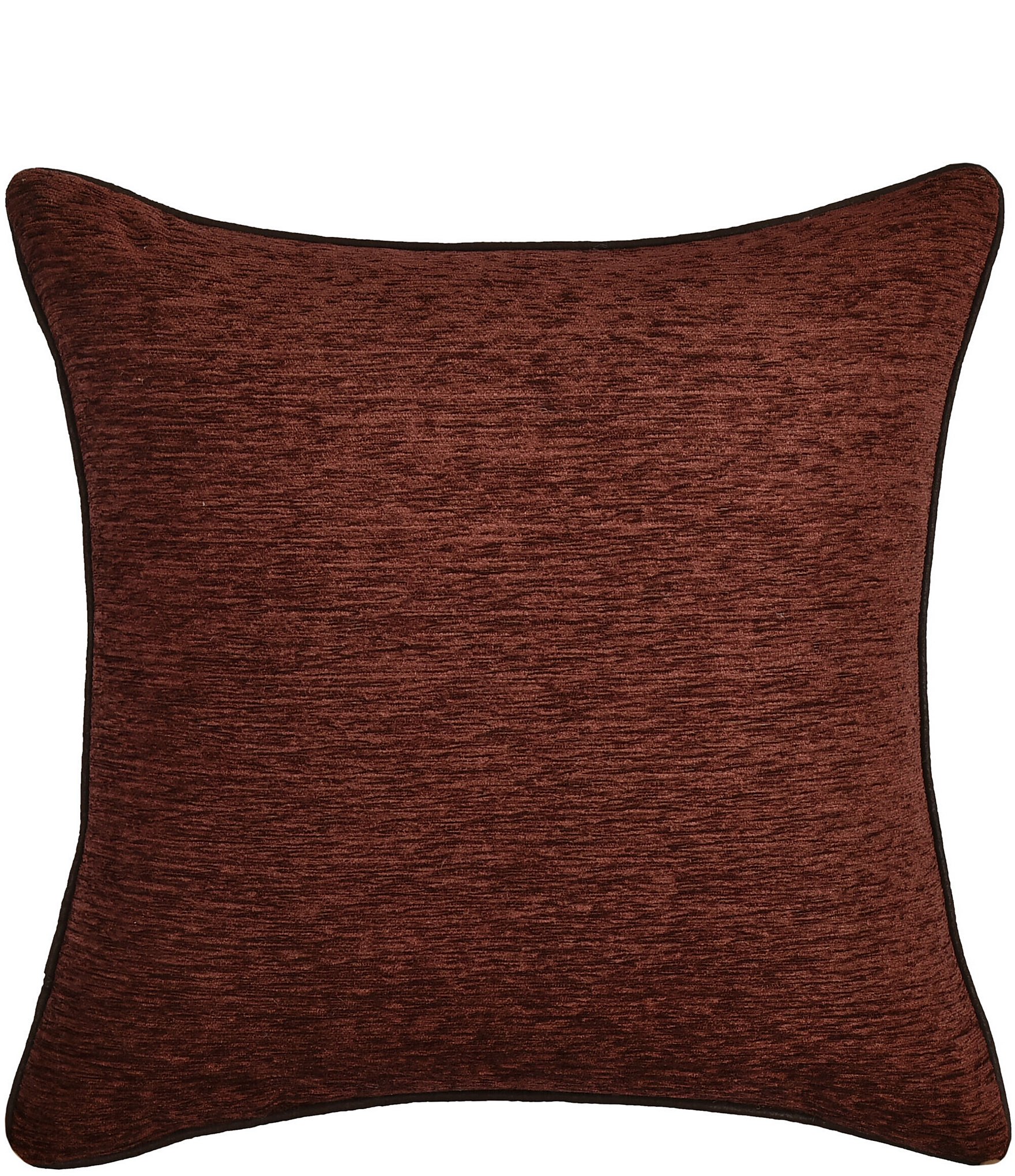 J. Queen New York Sundance Woven Chenille Stripe Reversible Decorative Square Pillow