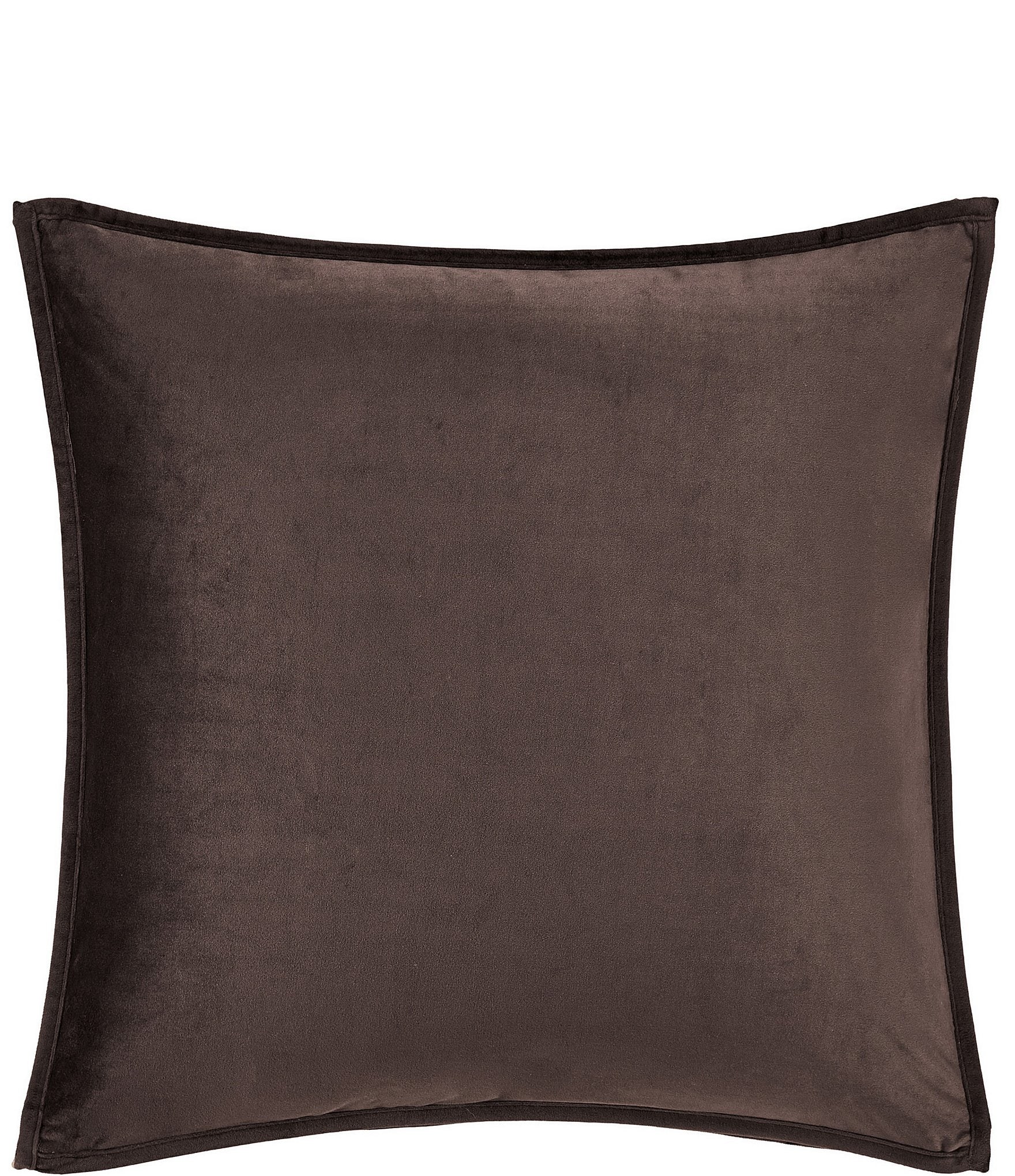 J. Queen New York Townsend Embellished Texture Plush Velvet Square Decorative Throw Pillow Cover