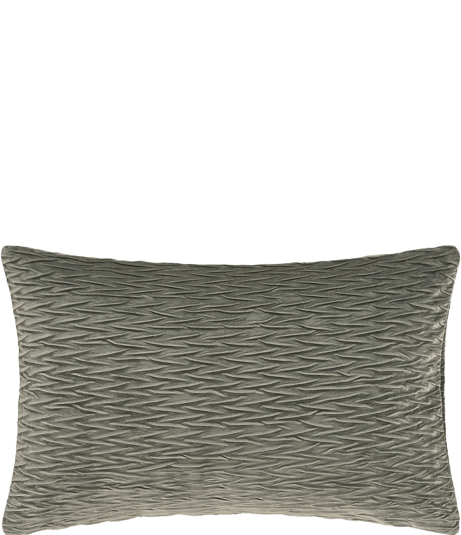 J. Queen New York Townsend Ripple Pleated Lumbar Pillow Cover