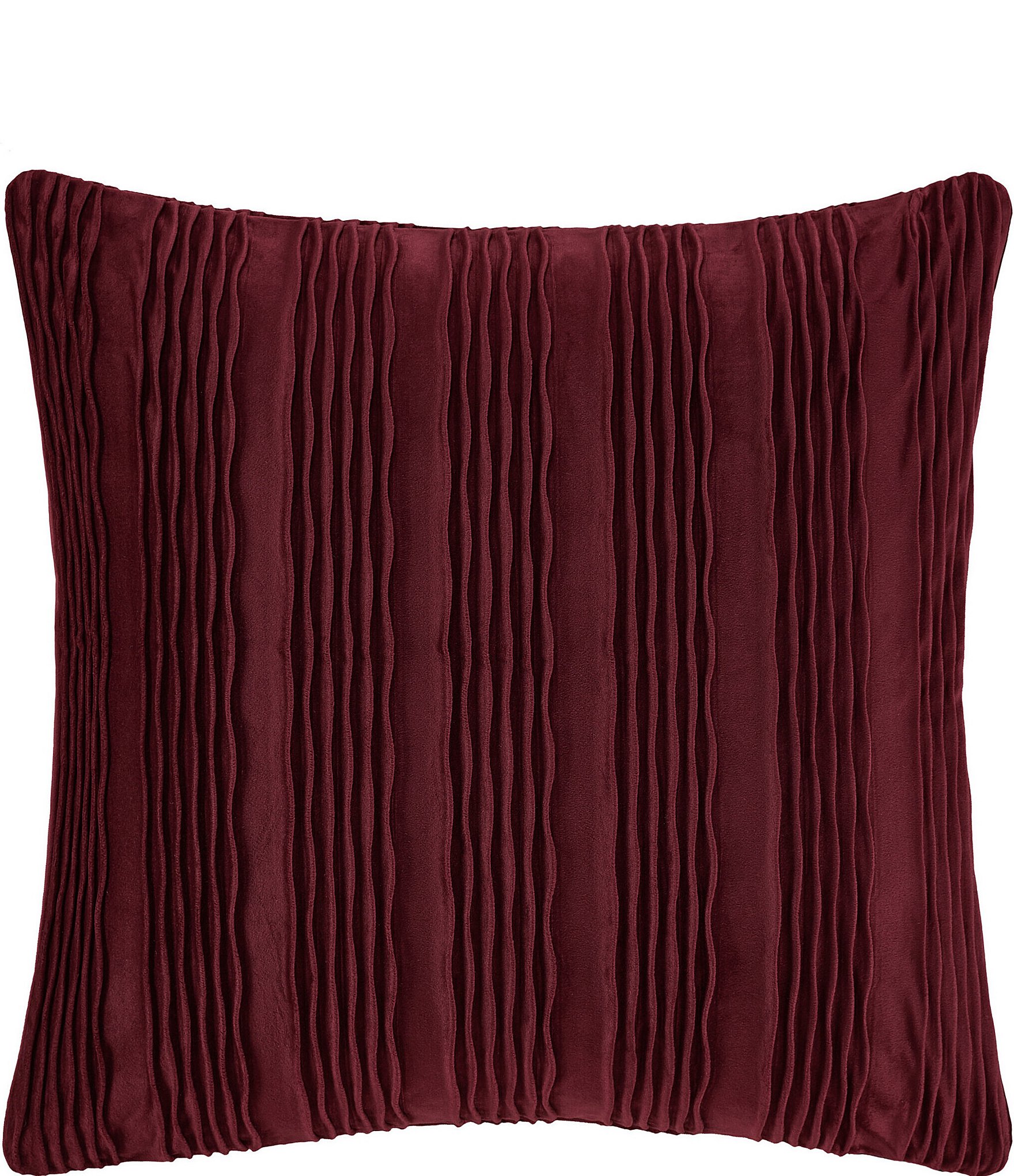 J. Queen New York Townsend Wave Textured Square Decorative Pillow Cover