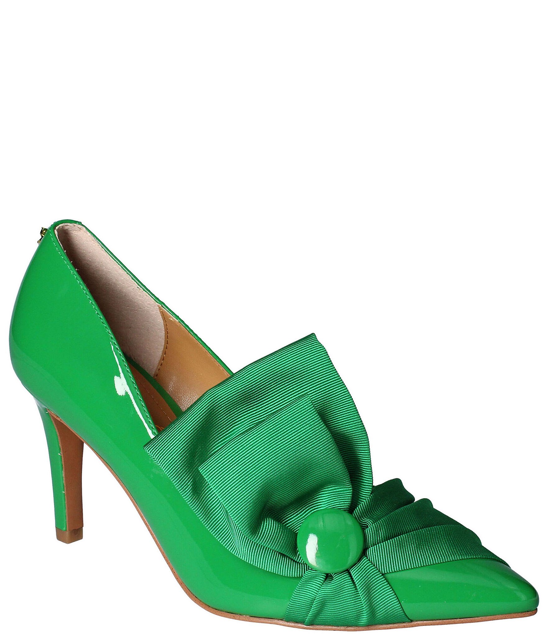 Croc skin boss lady office shoes | Buy green high heel court shoes