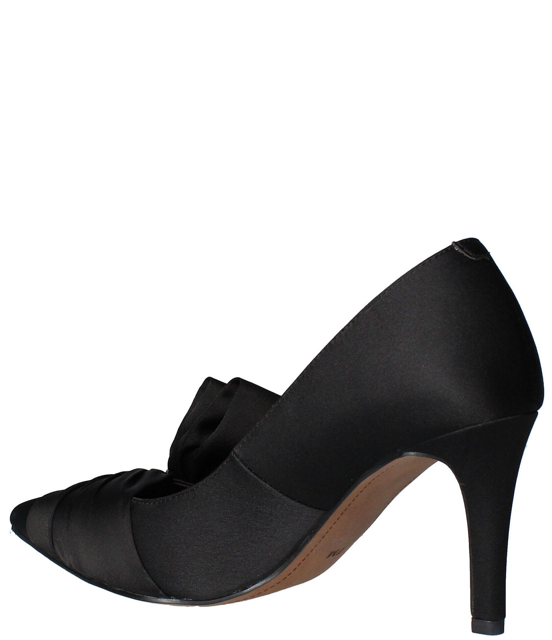 J. Renee Hirisha Satin Ornament Bow Detail Pumps