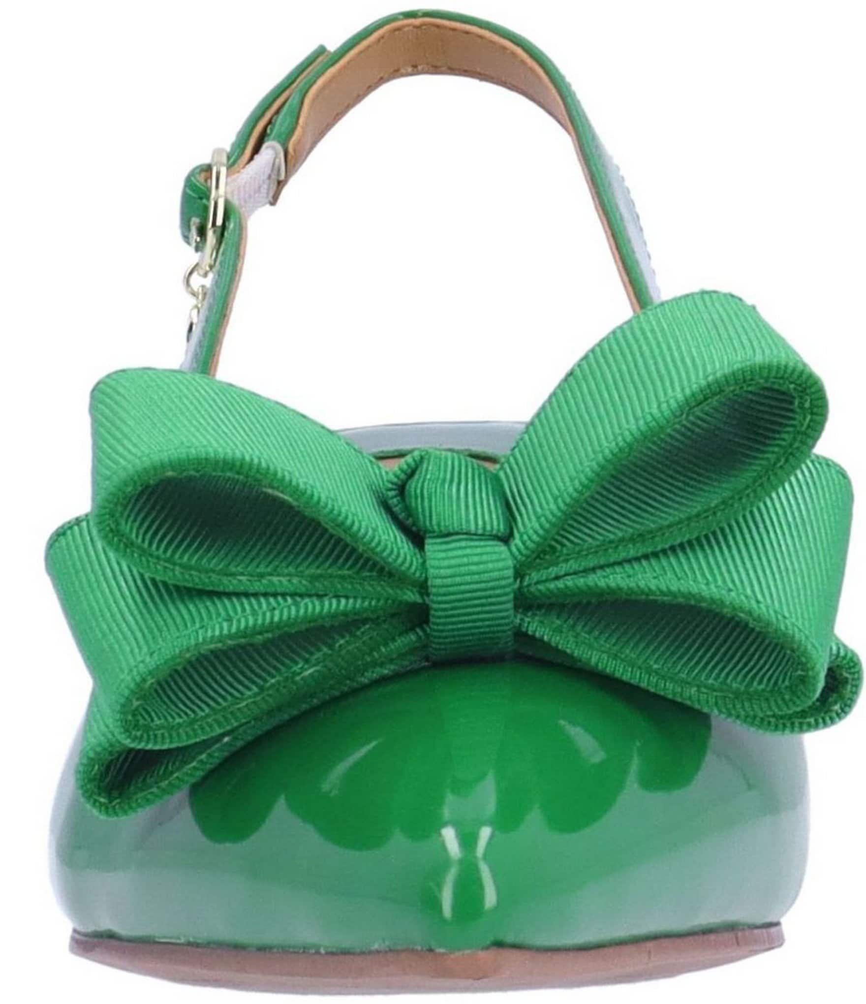 J. Renee Kimma Patent Bow Slingback Pumps