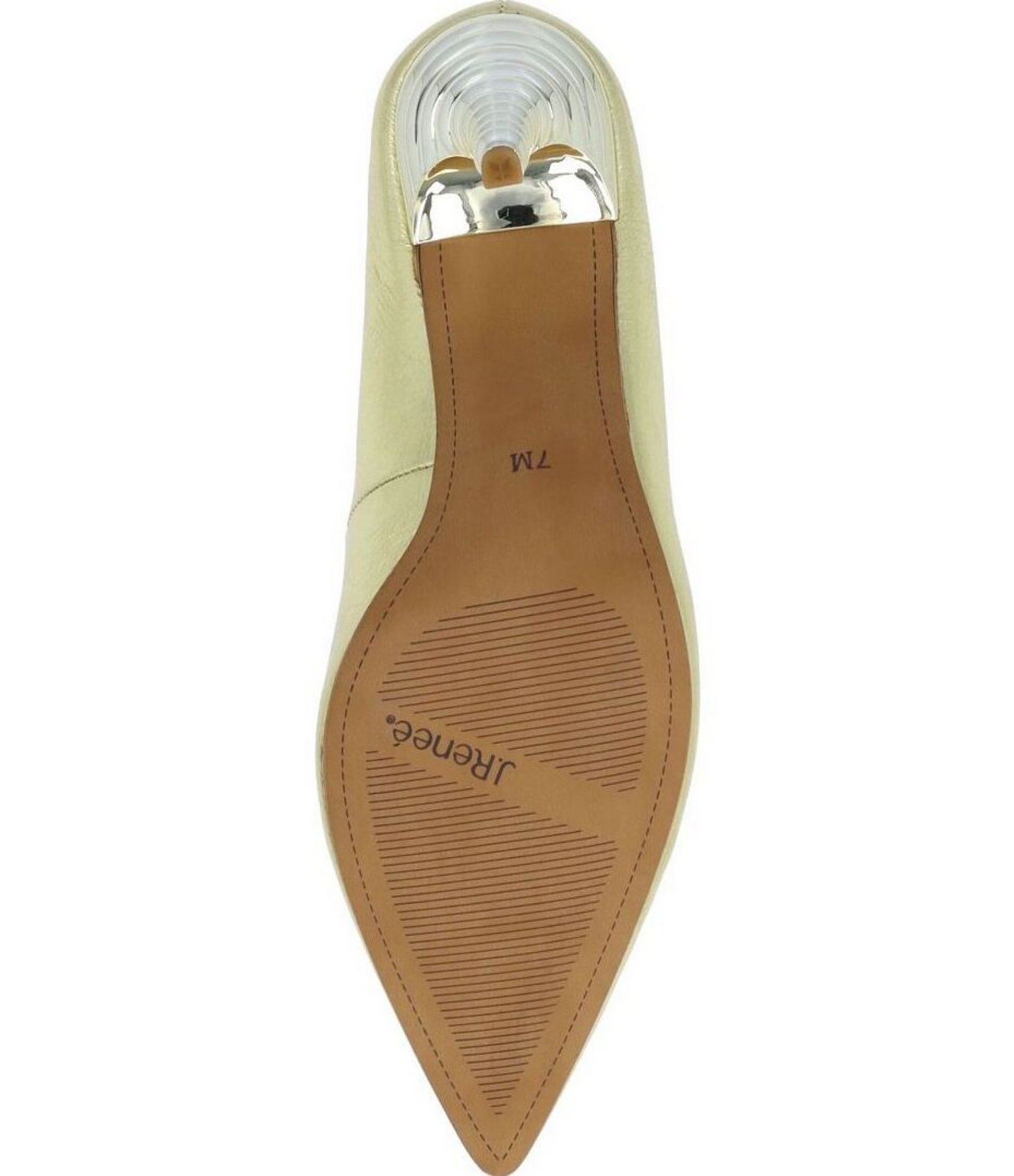 J. Renee Lunessa Metallic Leather Pointed Toe Pumps