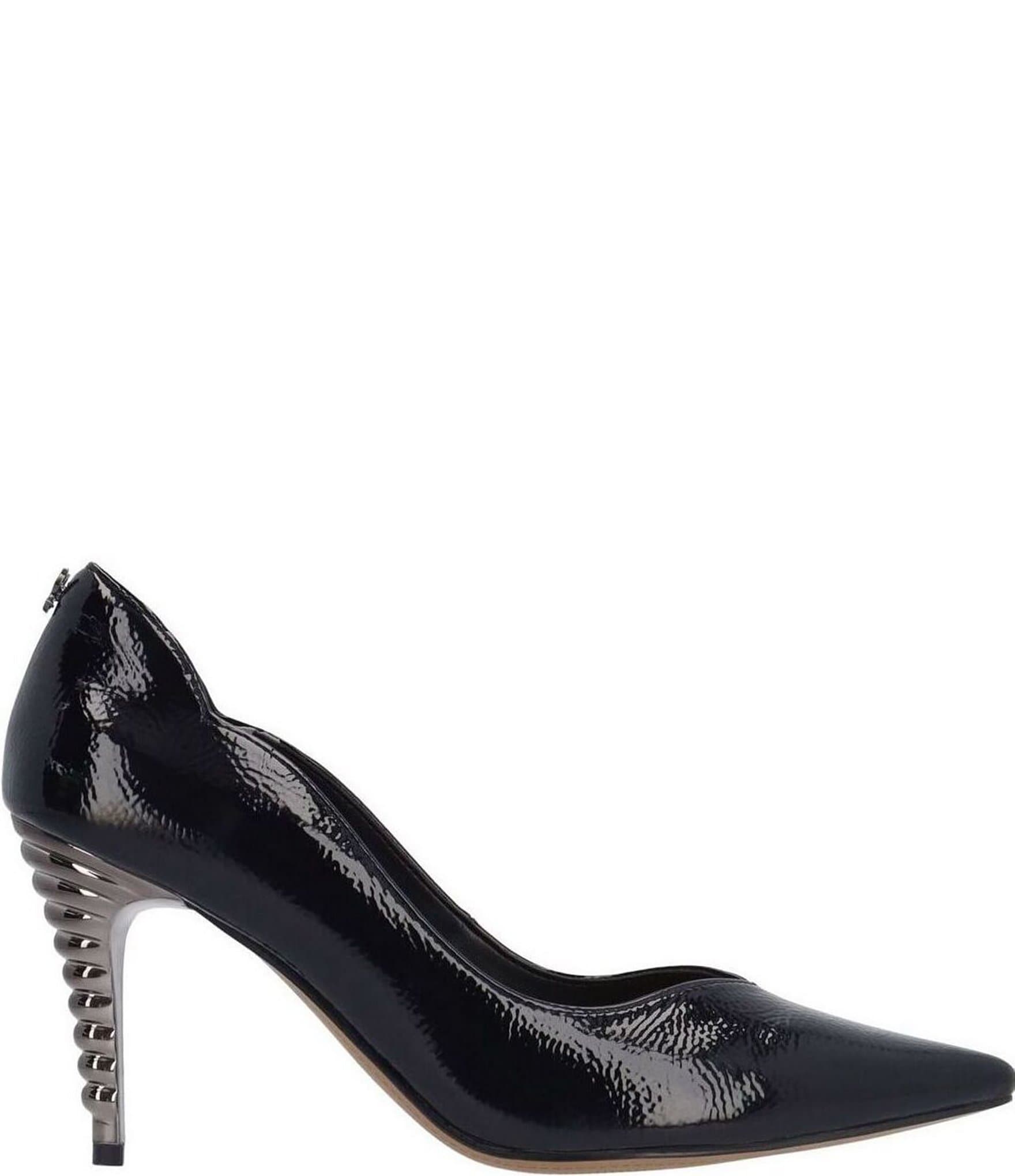 J. Renee Lunessa Patent Pointed Toe Pumps