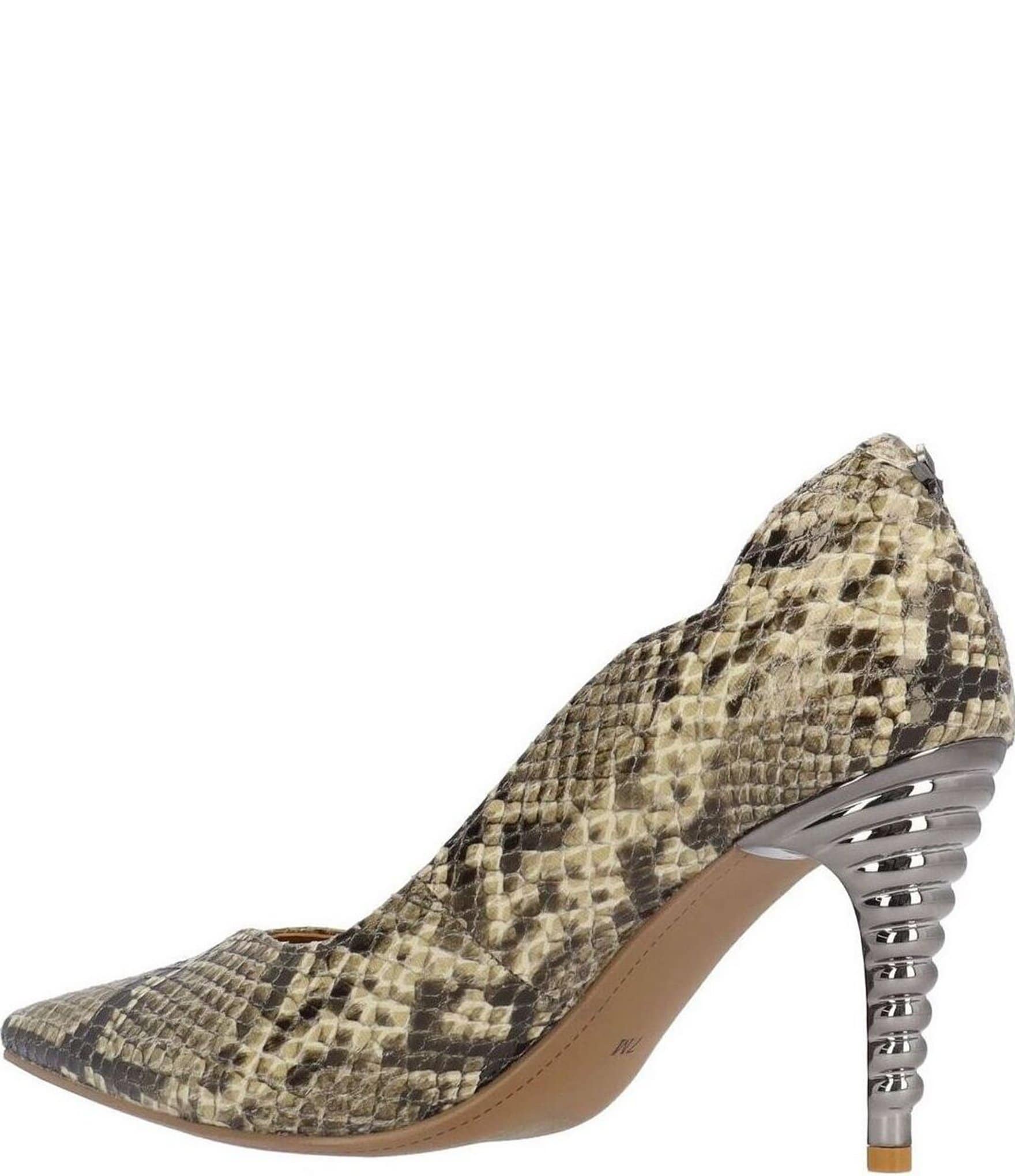 J. Renee Lunessa Snake Print Pointed Toe Pumps