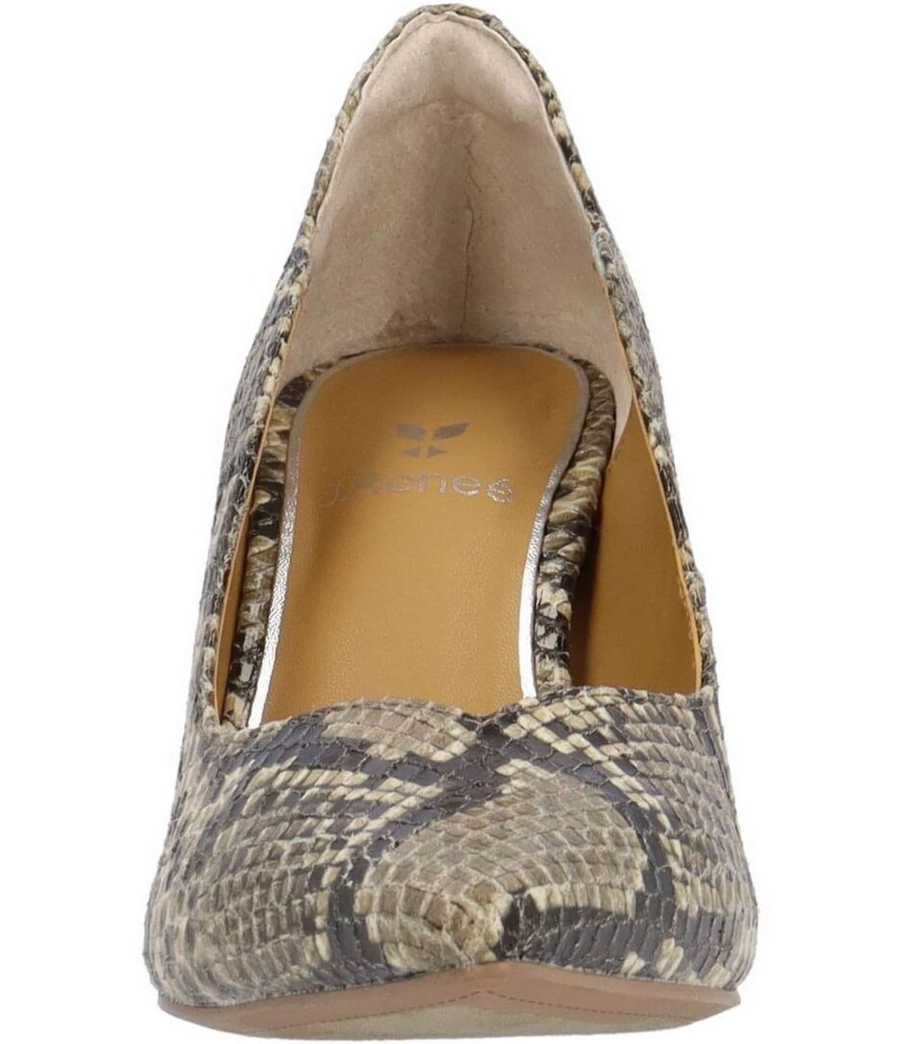 J. Renee Lunessa Snake Print Pointed Toe Pumps