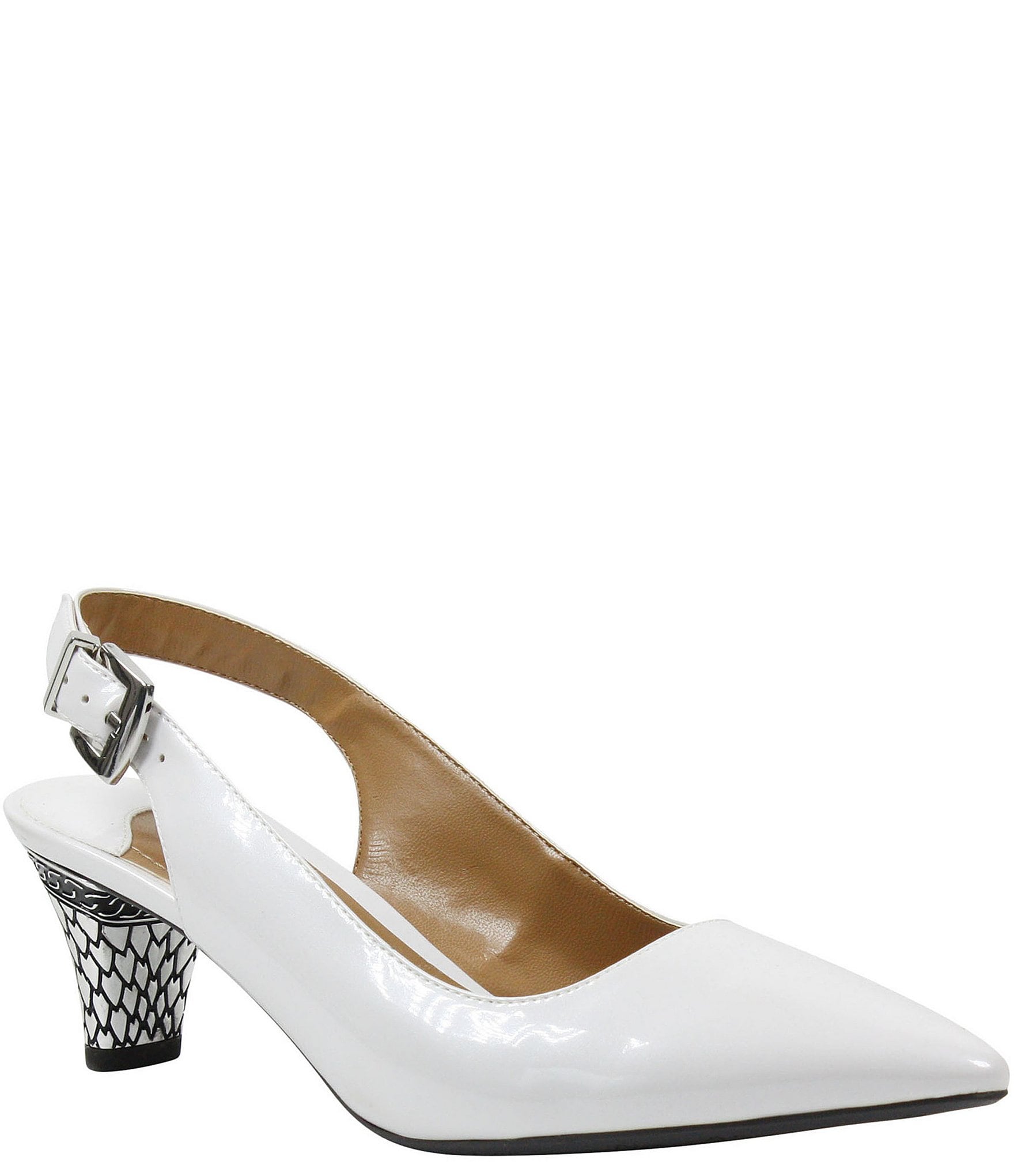 dillards white heels