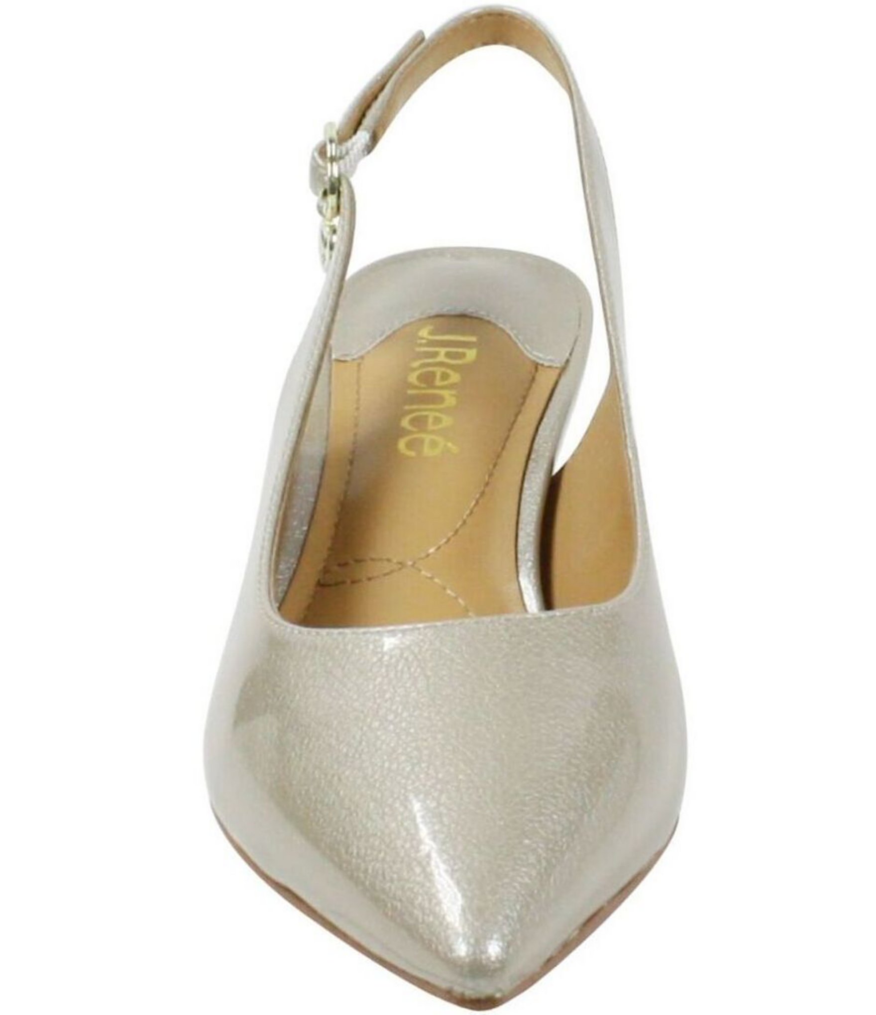 J. Renee Shayanne Patent Slingback Pumps