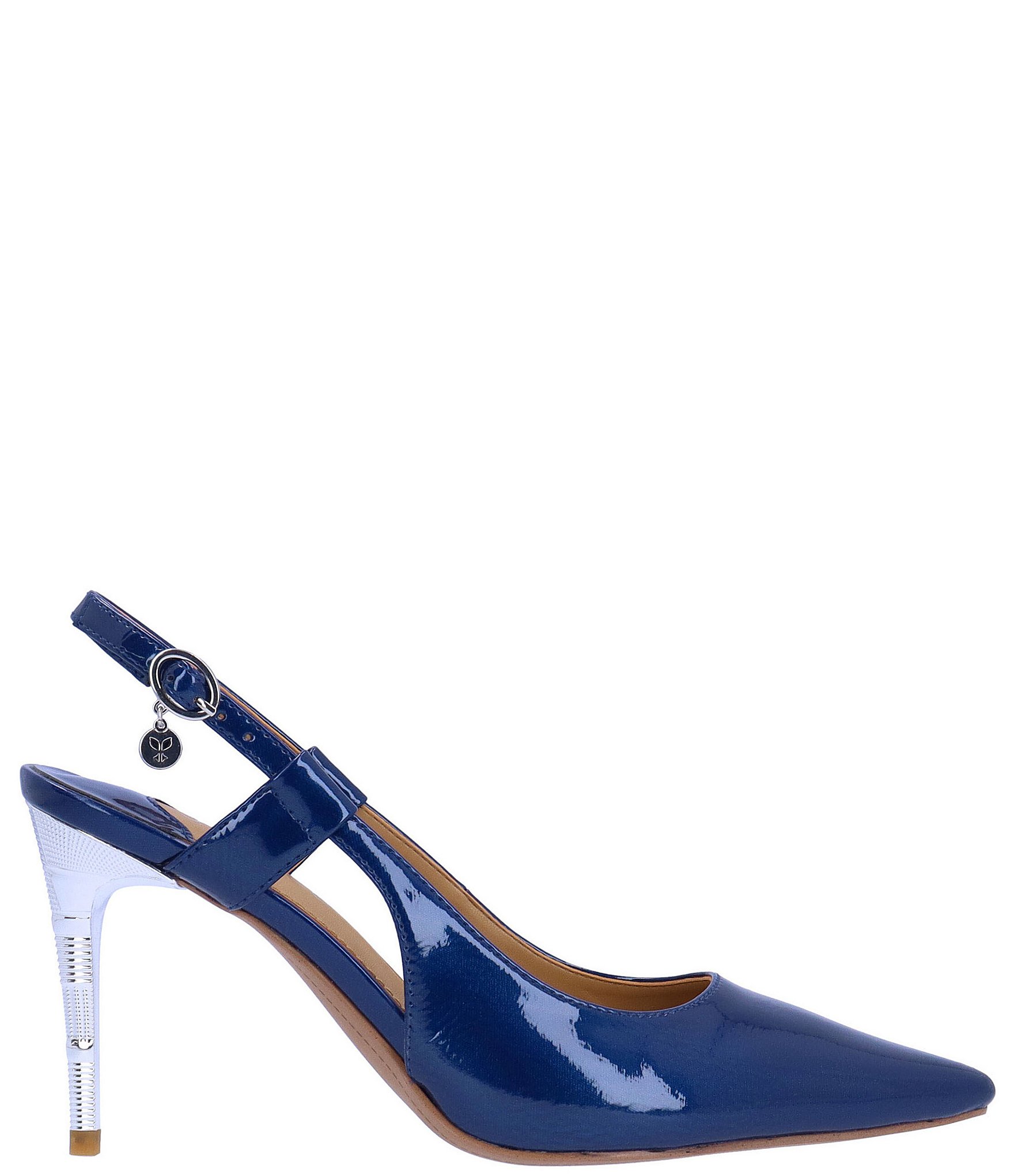 J. Renee Sirmati Patent Slingback Pumps