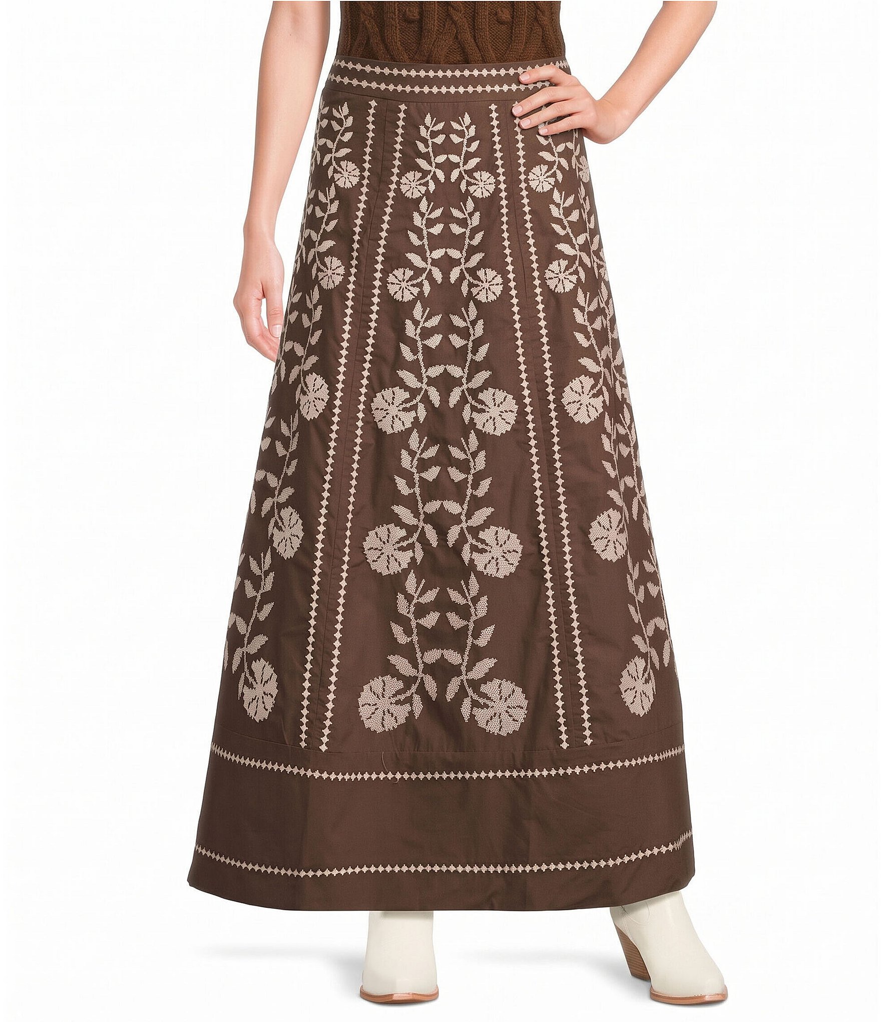 J.Marie Maelan A-Line Skirt