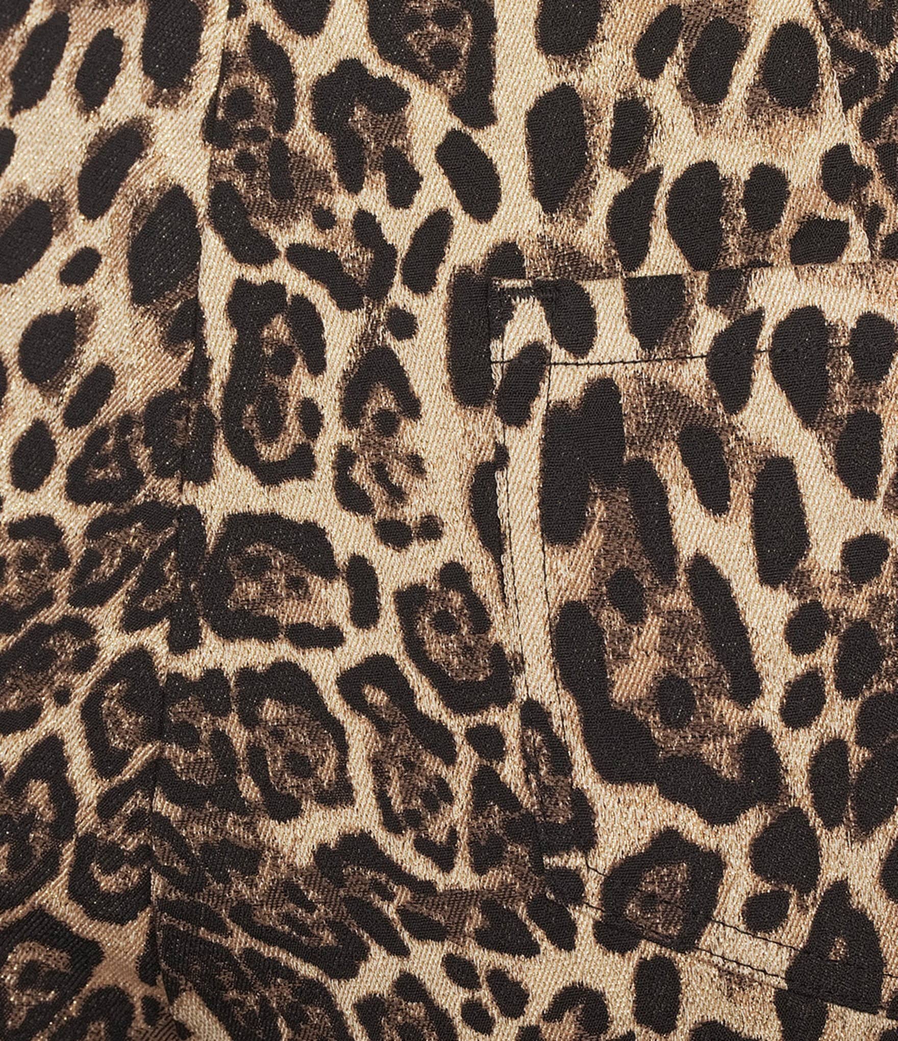 J.McLaughlin Dax Jacquard Animal Print Slim Bell Pants