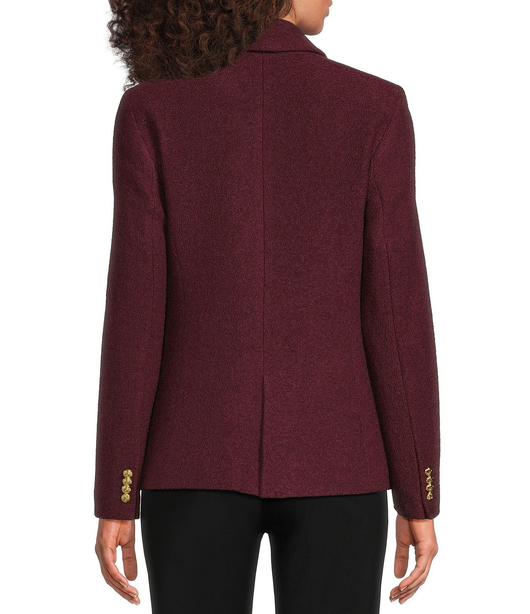J.McLaughlin Genevieve Lapel Collar Long Sleeve Double-Breasted Blazer