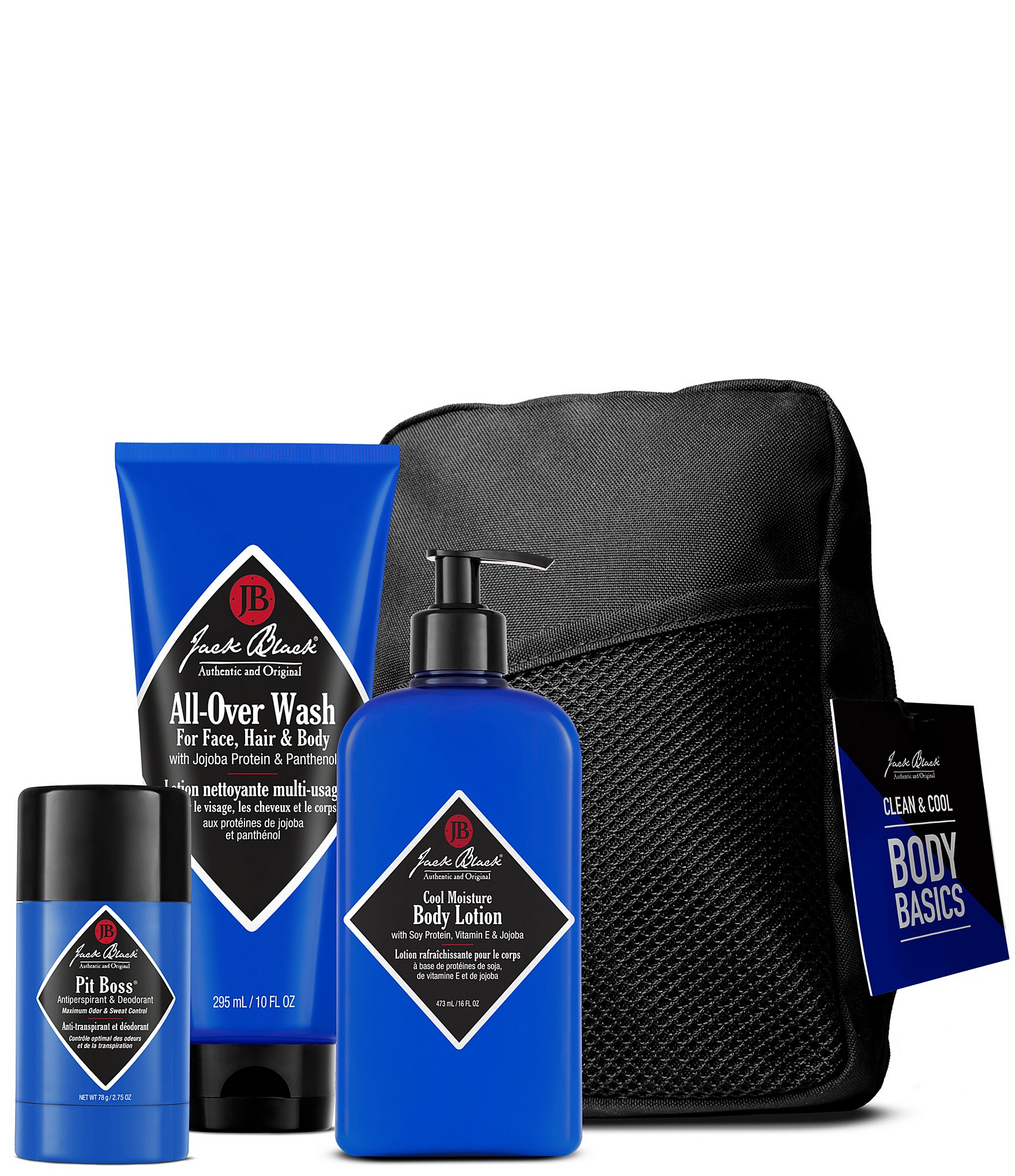 Jack Black Clean & Cool Body Basics Set