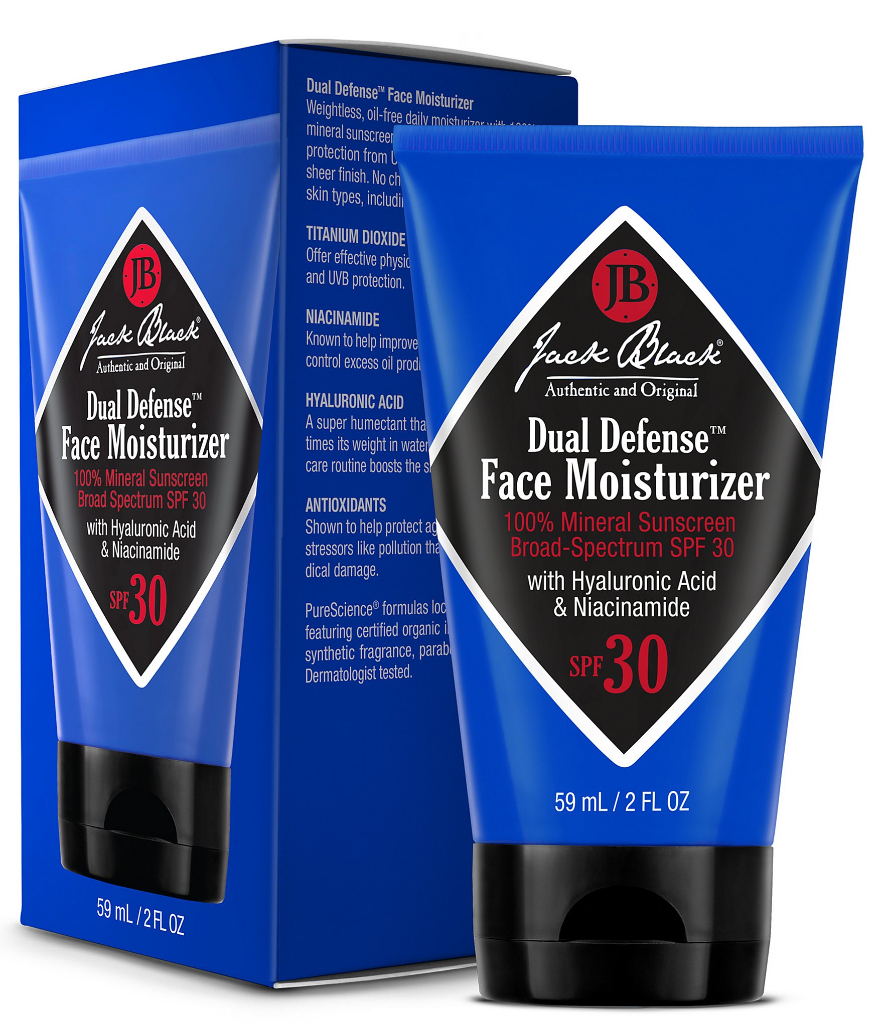 Jack Black Dual Defense Face Moisturizer SPF 30