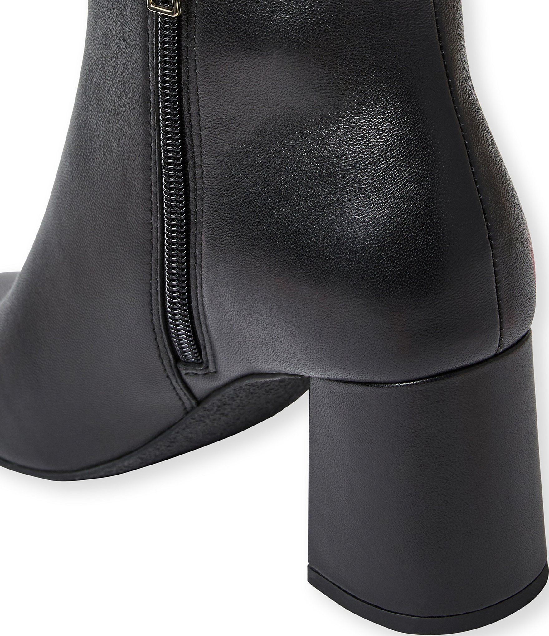 Jack Rogers Augustine Leather Block Heel Ankle Booties