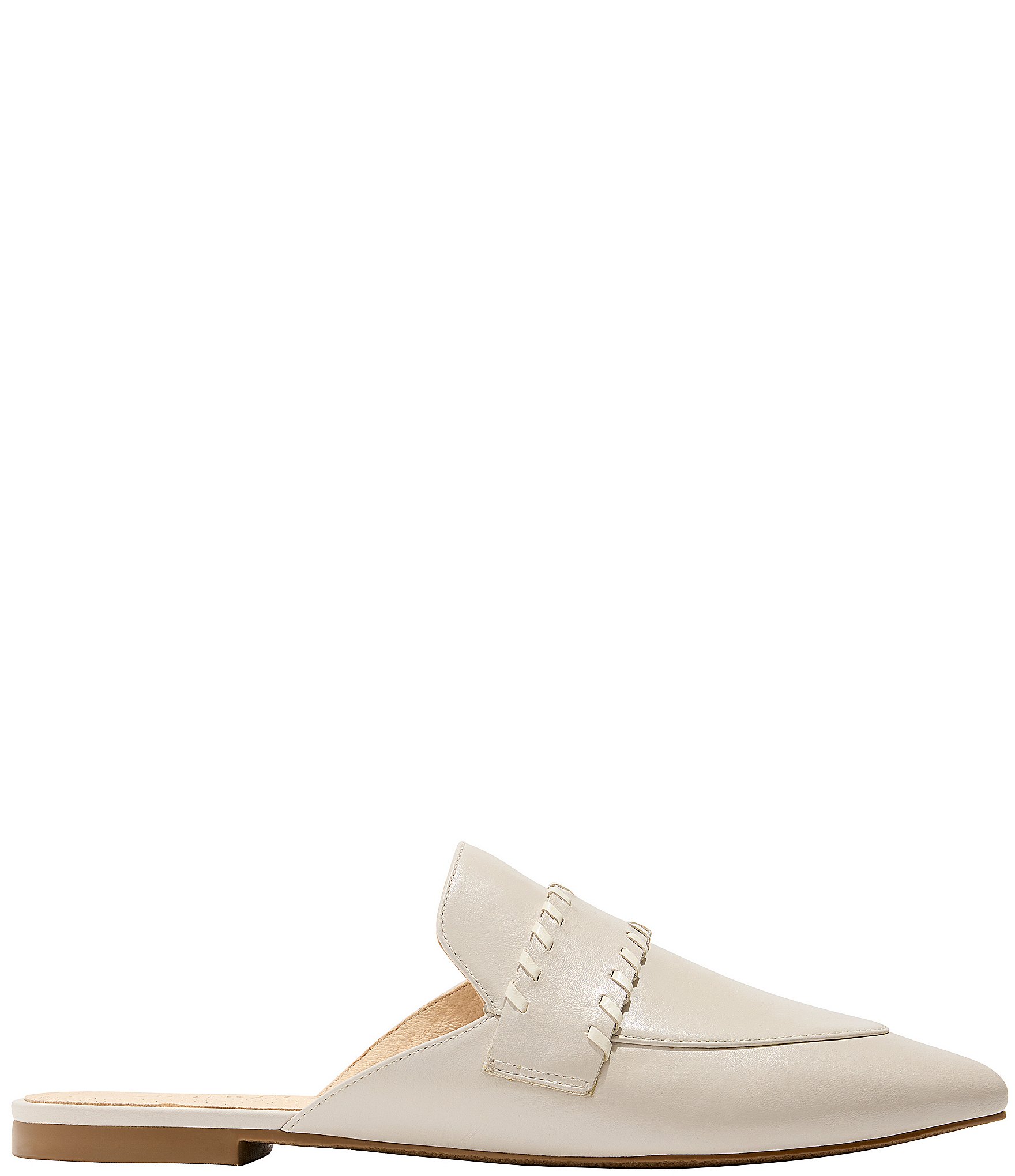 Jack Rogers Beacon Leather Stitch Mules