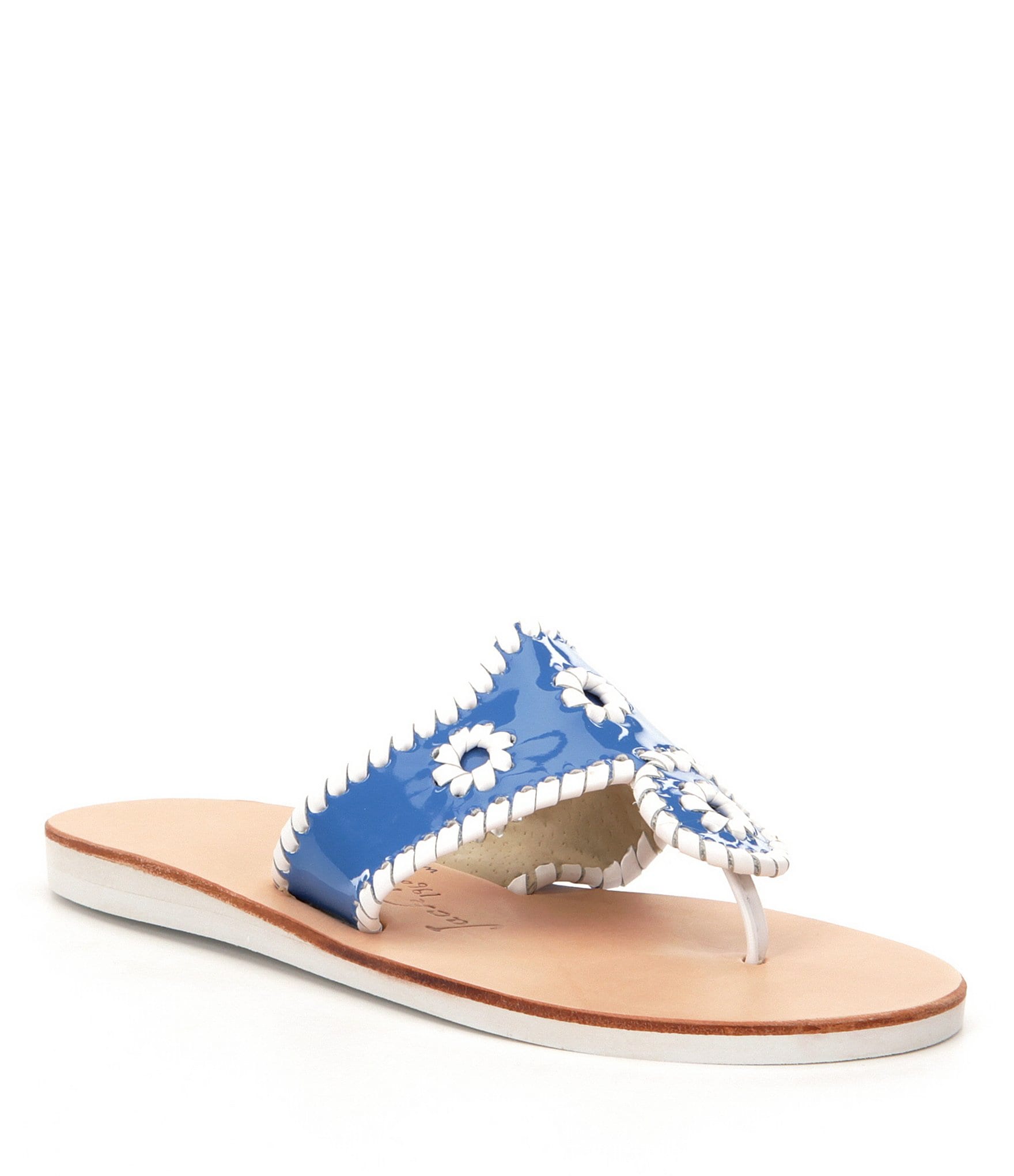 Jack Rogers Boating Jacks Whipstitched Slip On Sandals | Dillards